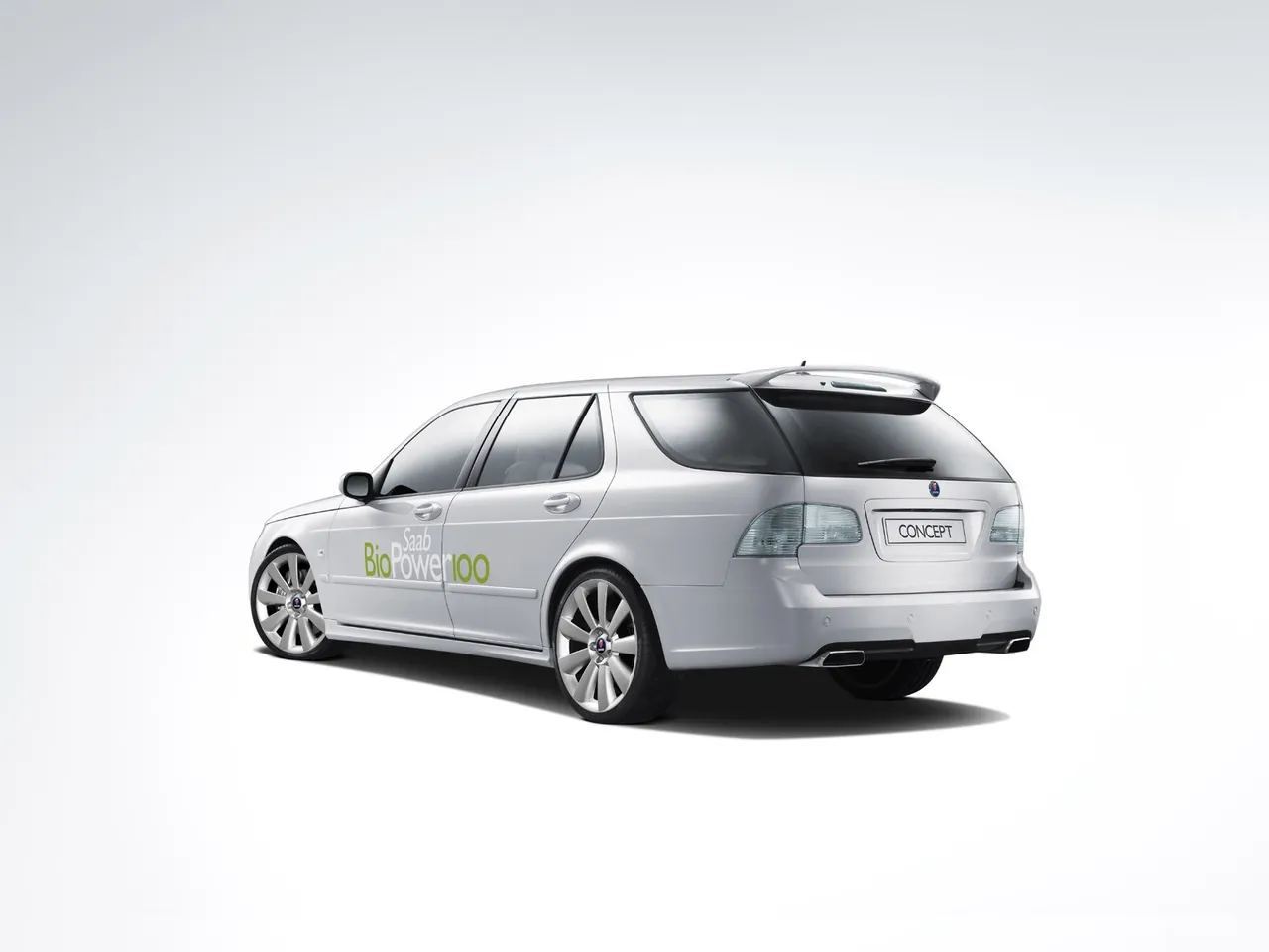 Saab BioPower 100 Concept (2007) – zadní tříčtvrteční pohled
