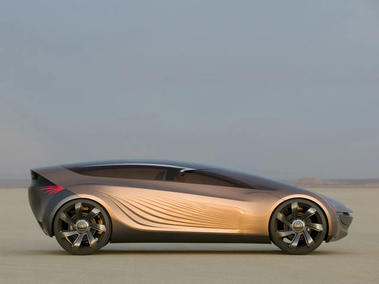 Mazda Nagare Concept (2006) – boční profil