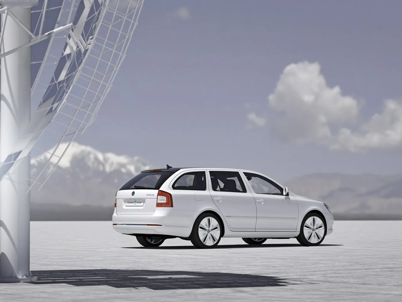 Skoda Octavia Green E Line Concept (2010) - Rear Three-Quarter