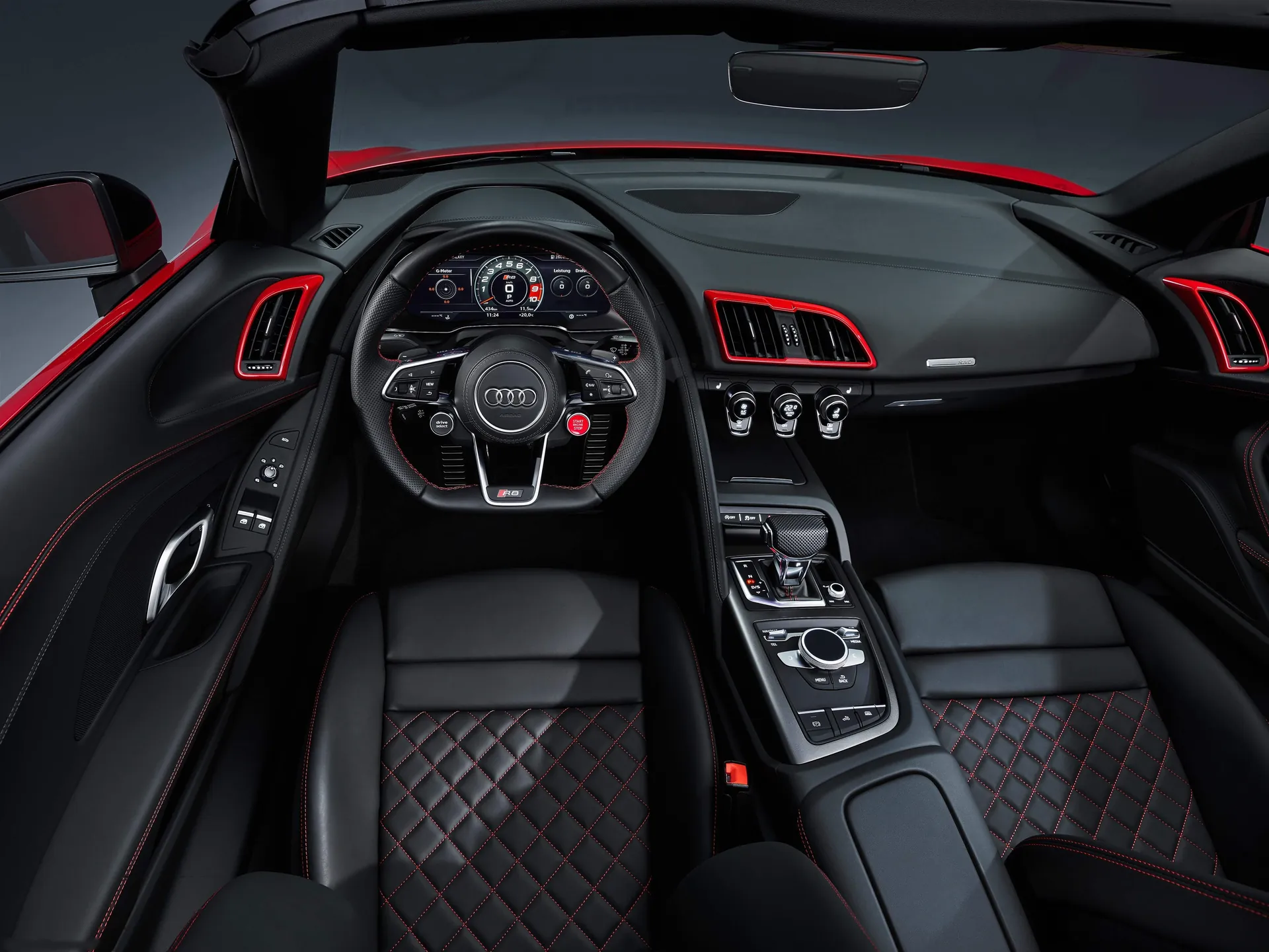 Audi R8 V10 RWD Spyder (2020) – interiér