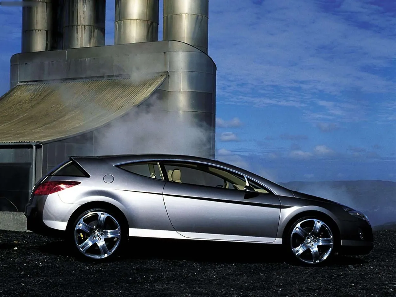 Peugeot 407 Elixir Concept (2003) – boční profil