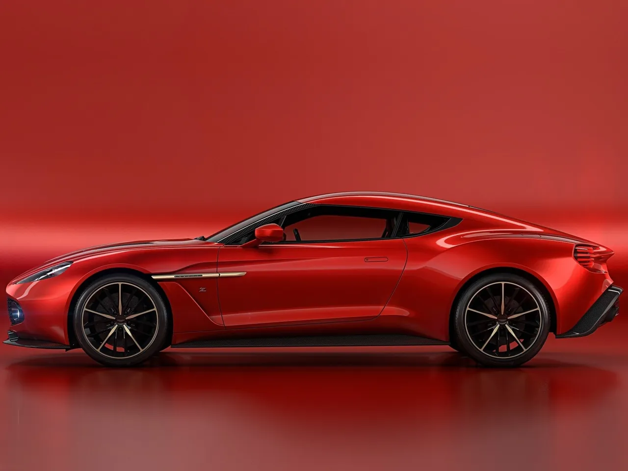 Aston Martin Vanquish Zagato Concept (2016) – boční profil