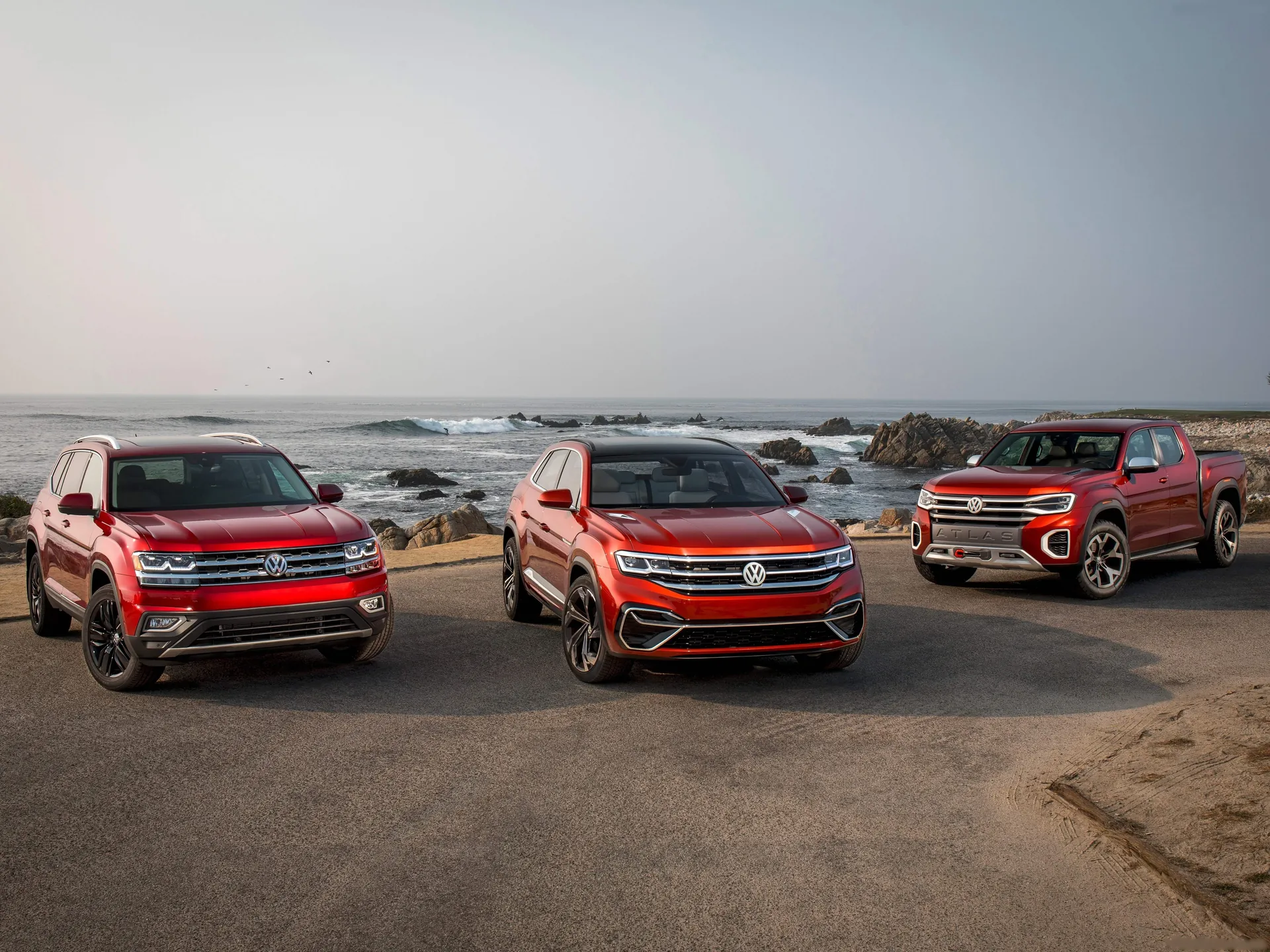 Volkswagen Atlas Cross Sport Concept (2018) - Group Shot