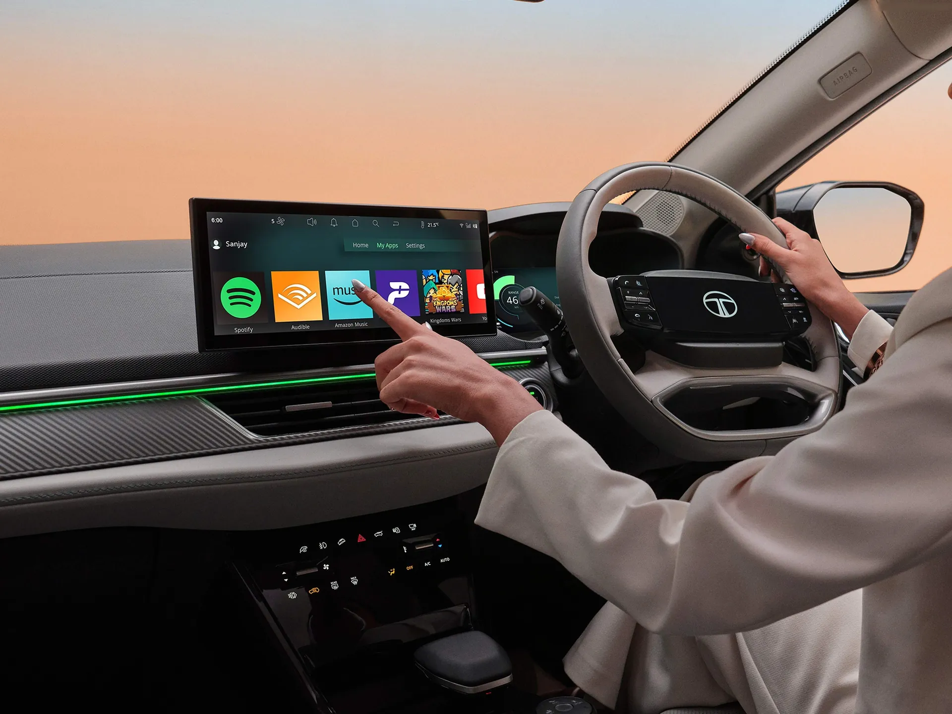 Tata Curvv.ev (2025) – interiér