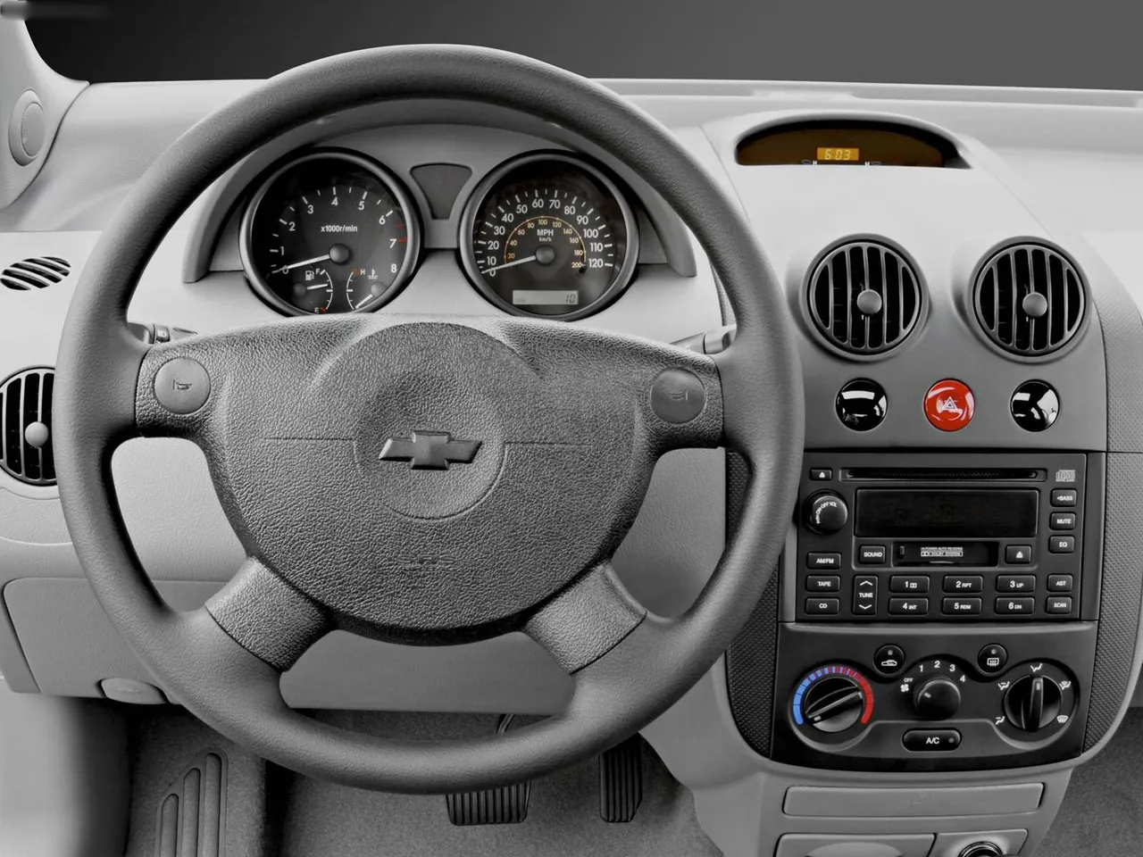Chevrolet Aveo LS 4 Door (2004) – interiér