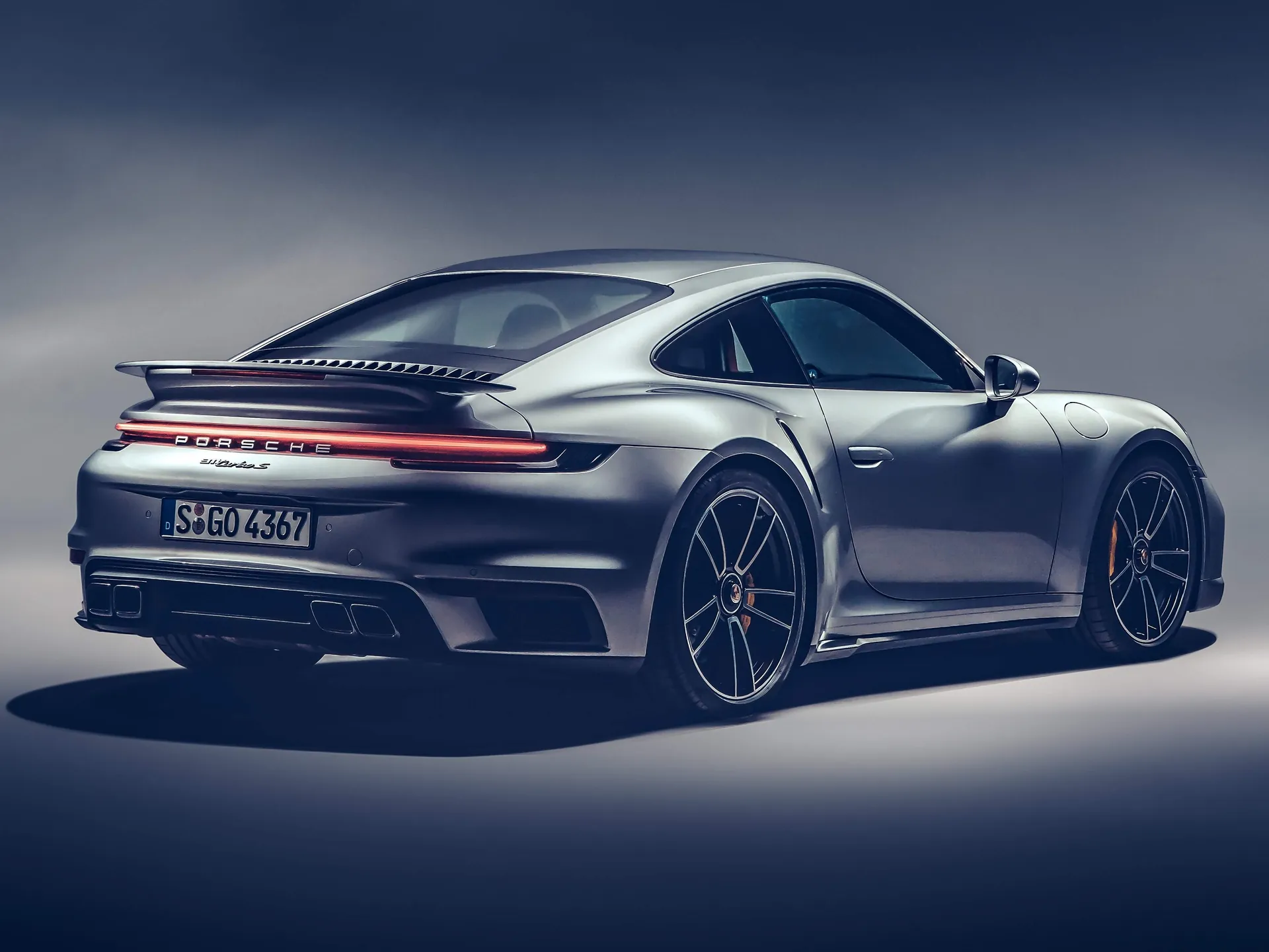 Porsche 911 Turbo S (2021) - Rear Three-Quarter