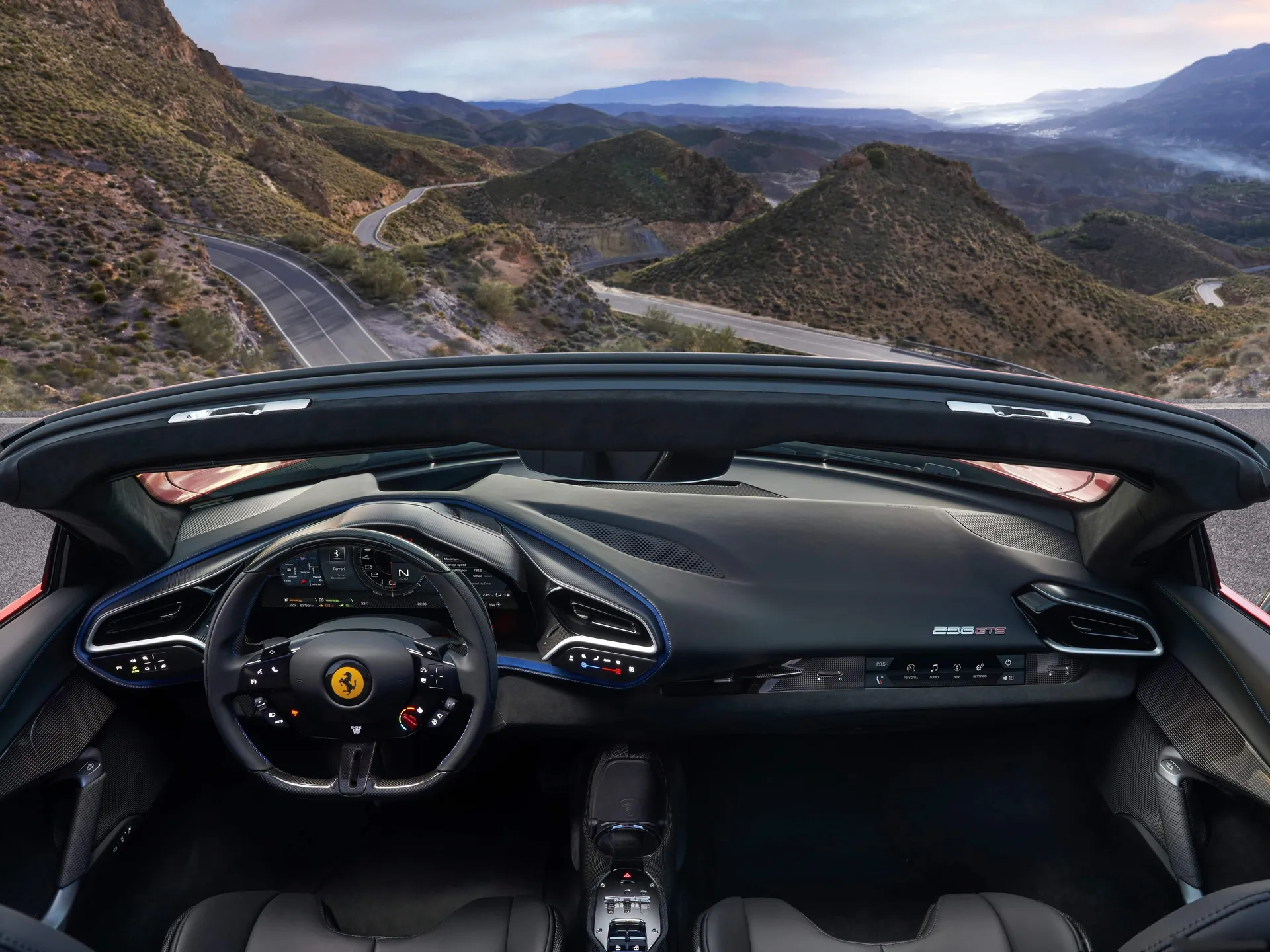Ferrari 296 GTS (2023) – interiér