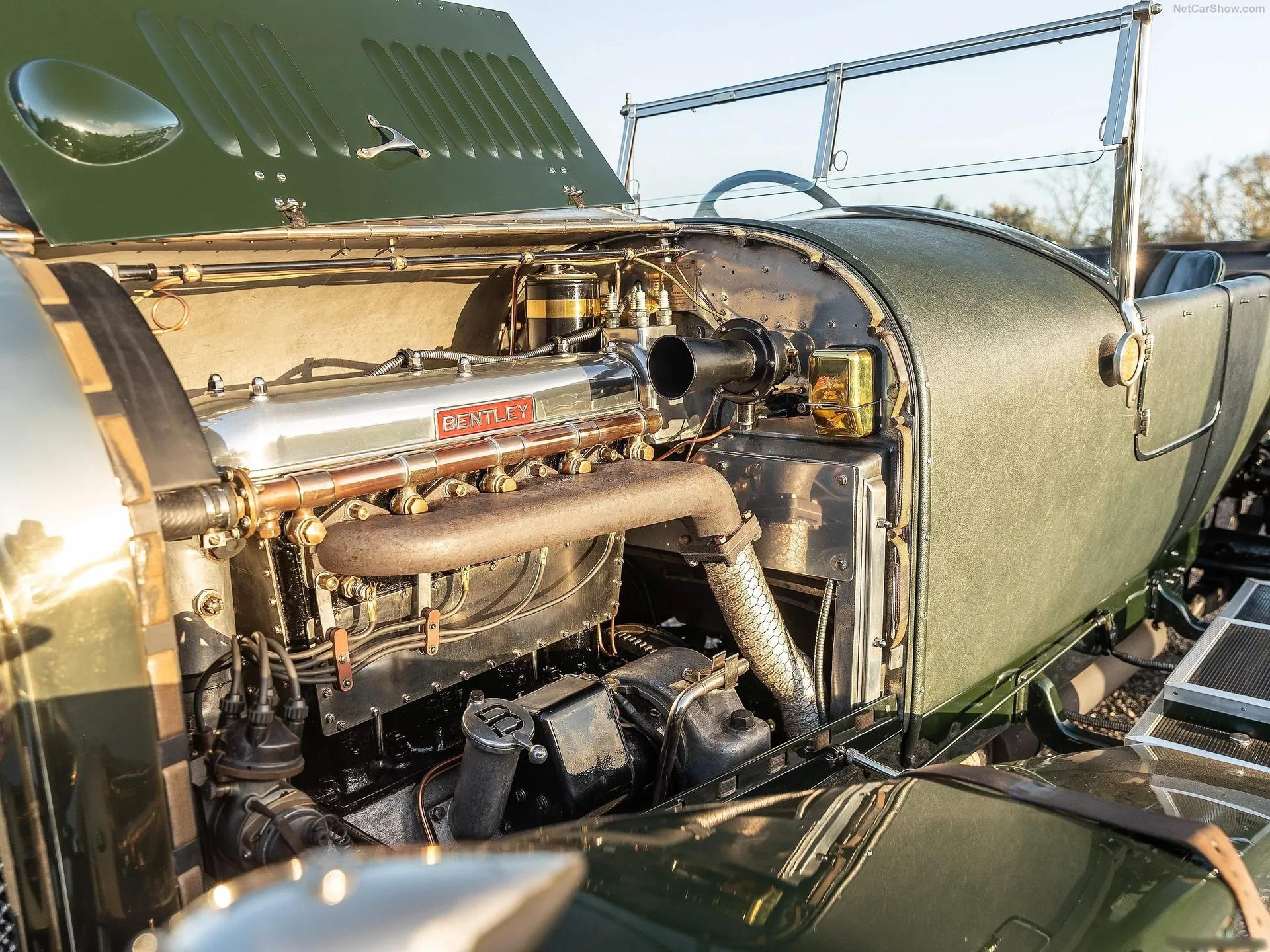 Bentley 3 Litre Speed (1926) – motorový prostor