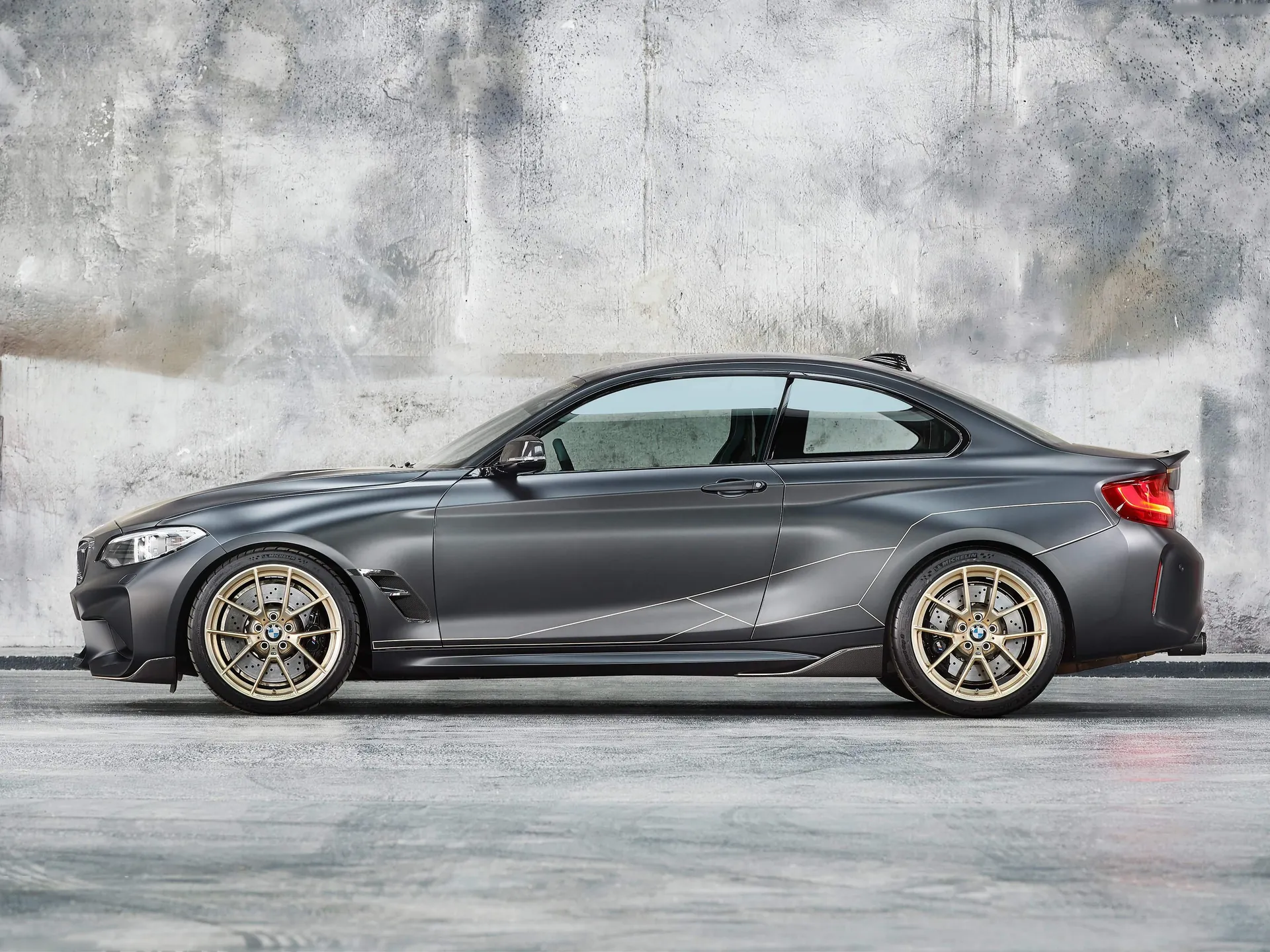 BMW M2 M Performance Parts Concept (2018) – boční profil