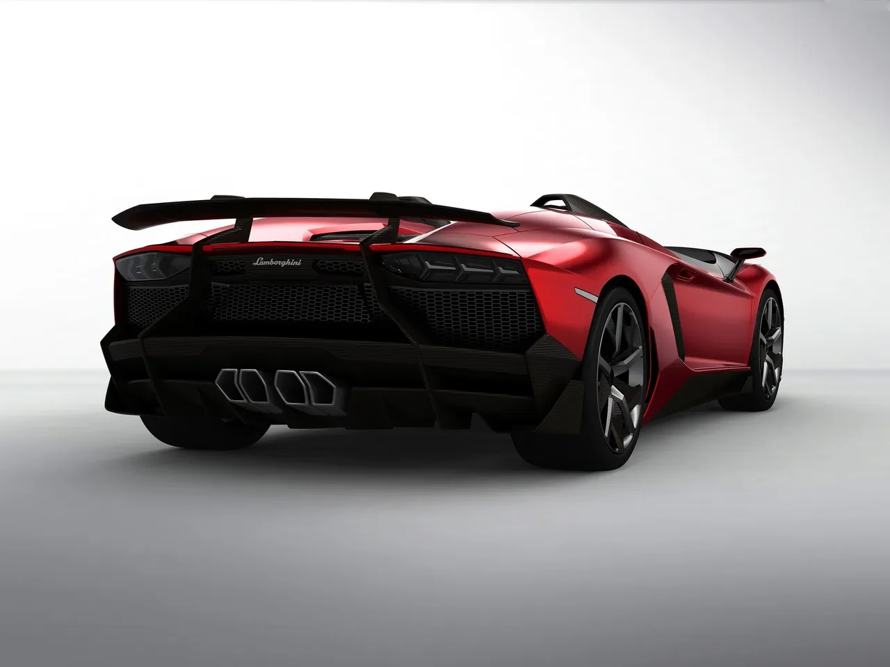 Lamborghini Aventador J Concept (2012) – zadní tříčtvrteční pohled