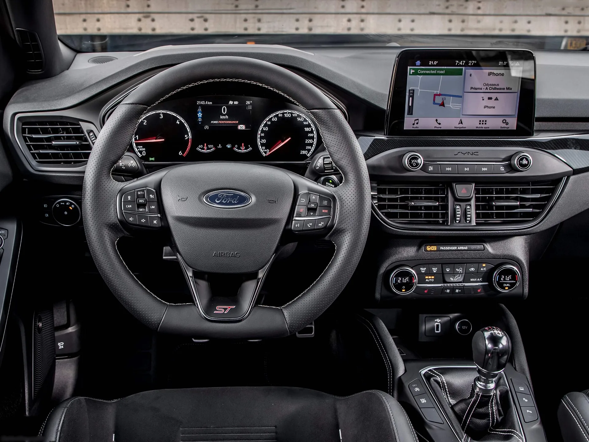 Ford Focus ST Wagon (2020) – interiér
