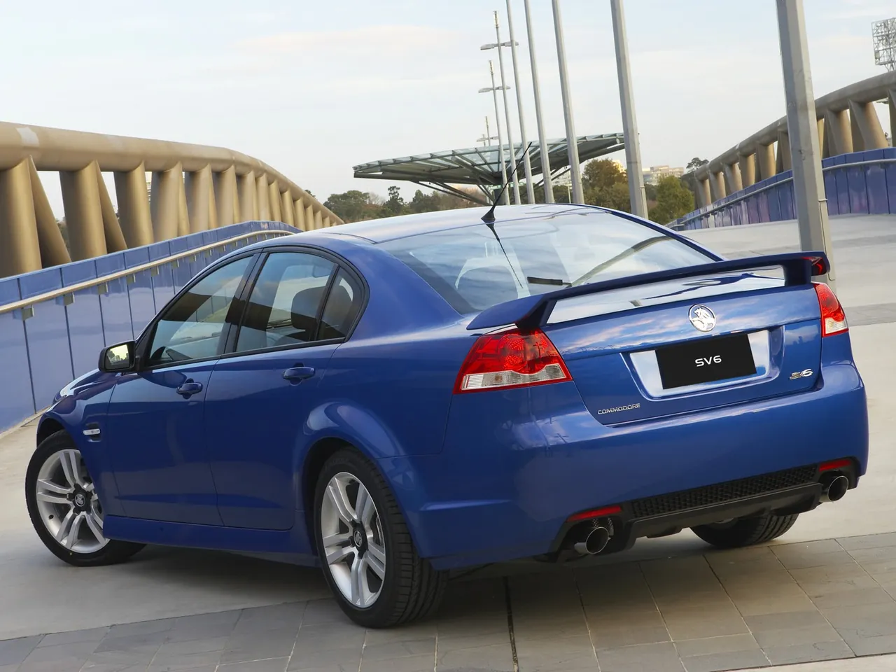 Holden VE Commodore SV6 (2006) – zadní tříčtvrteční pohled