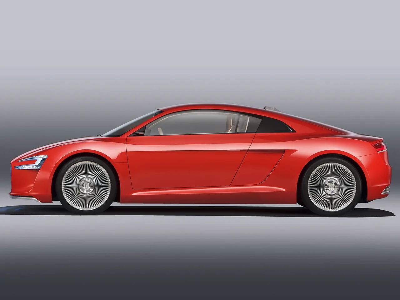 Audi e-tron Concept (2009) – boční profil