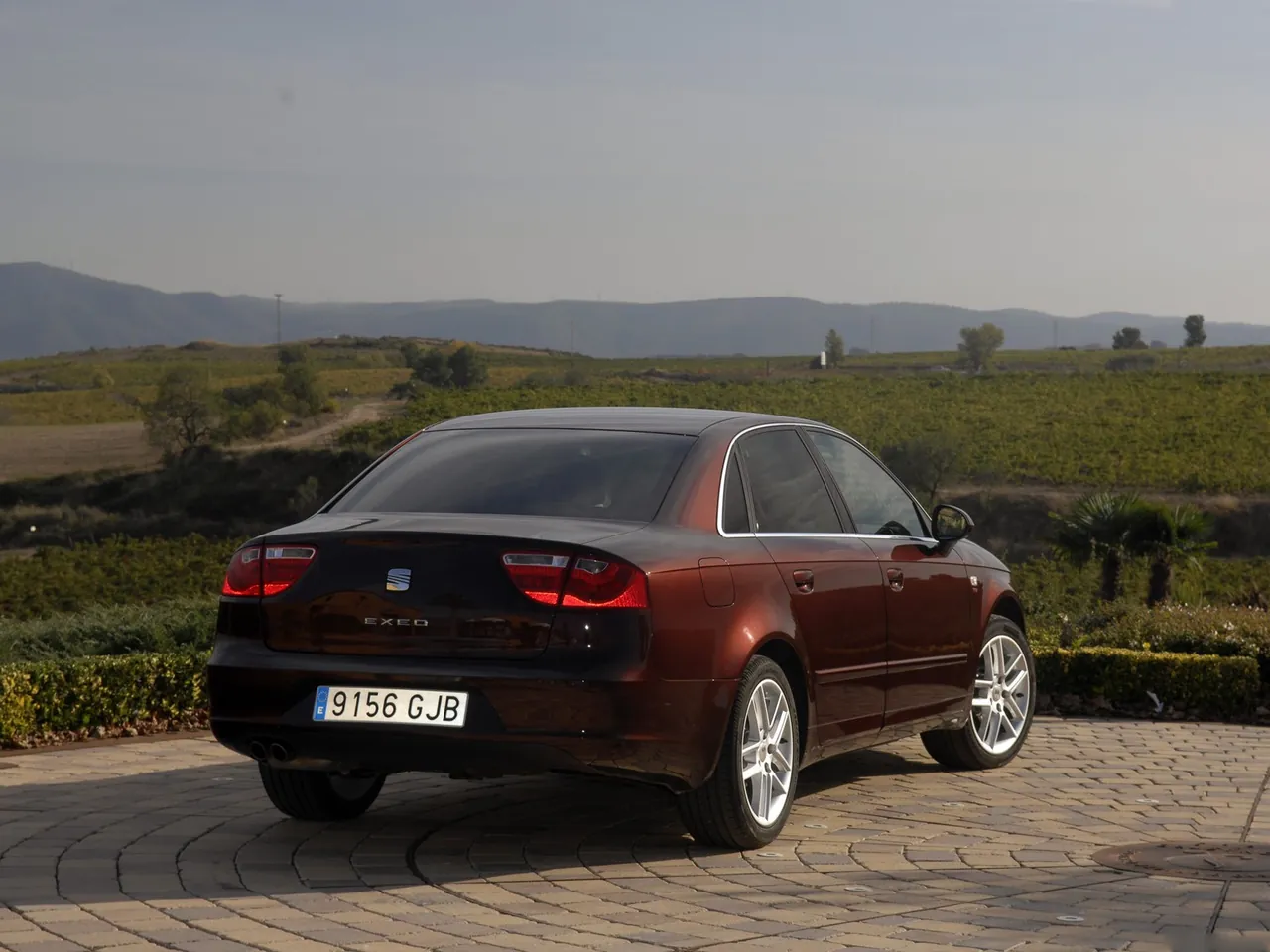 Seat Exeo (2009) – zadní tříčtvrteční pohled