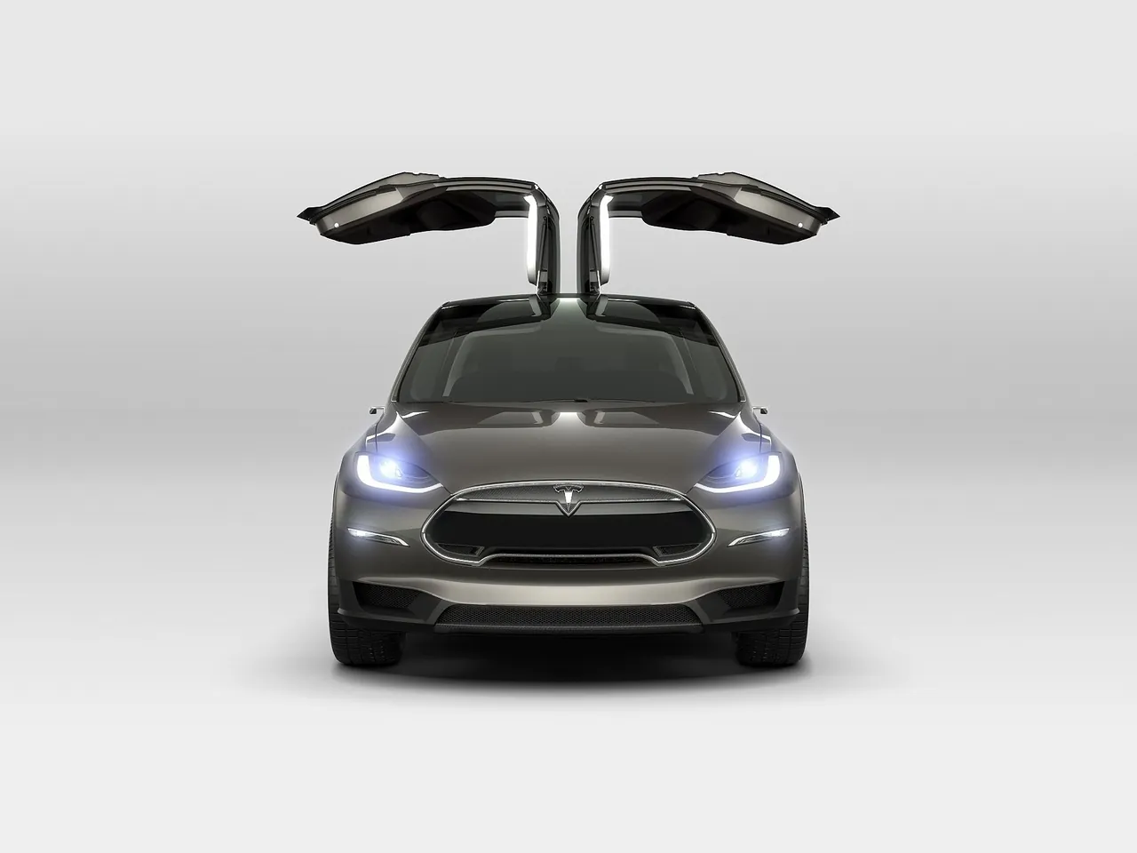 Tesla Model X Prototype (2012) – zepředu