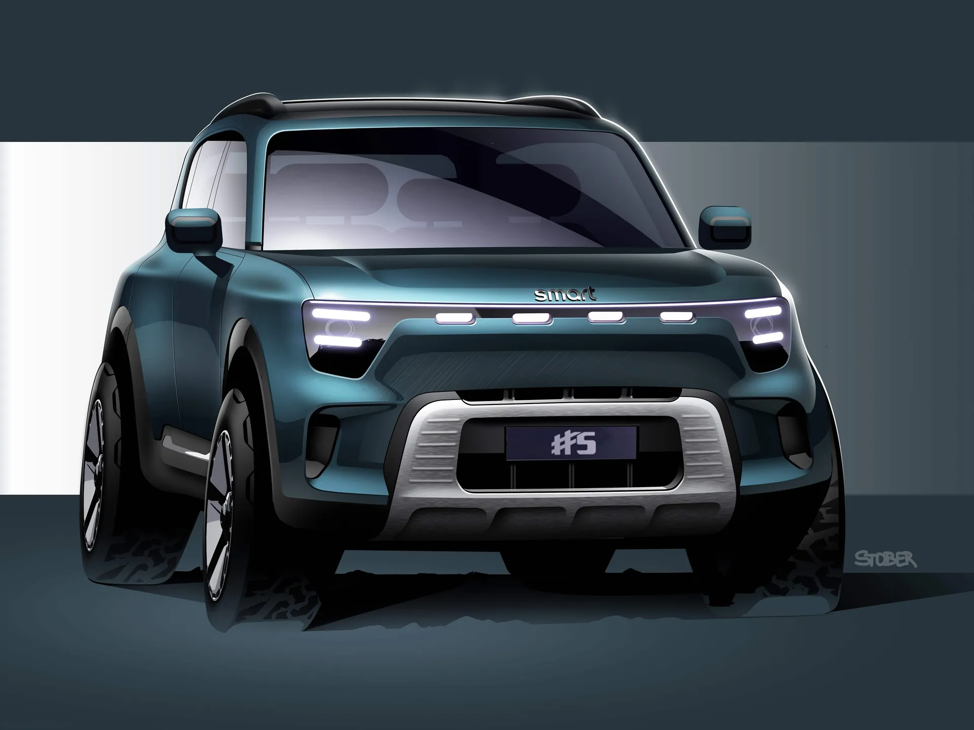 Smart 5 (2025) – designové skici