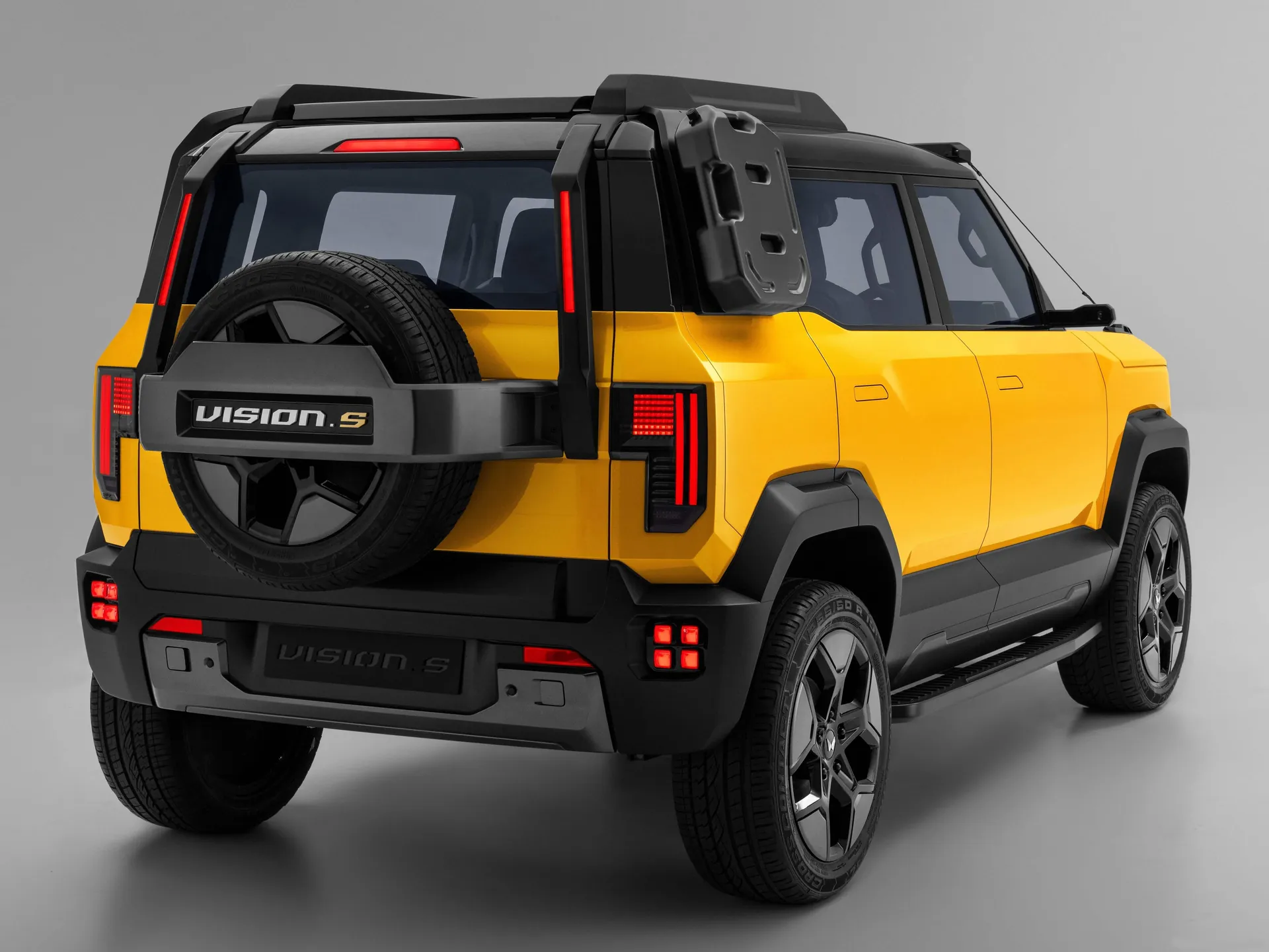 Mahindra Vision.S Concept (2025) – zadní tříčtvrteční pohled