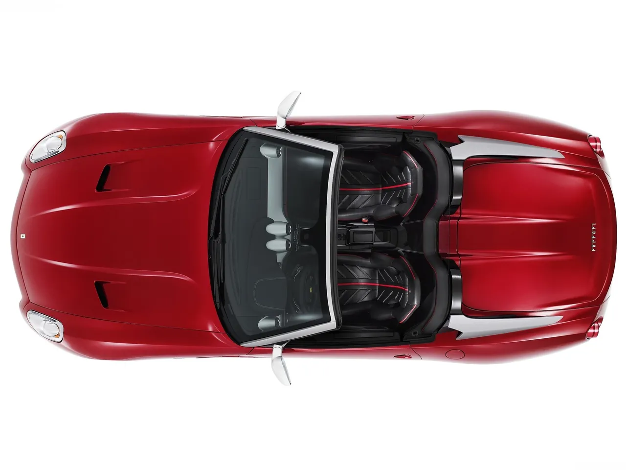 Ferrari 599 SA Aperta (2011) – pohled shora