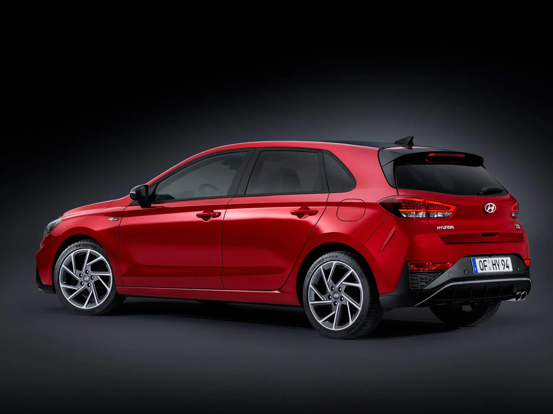 Hyundai i30 (2020) – zadní tříčtvrteční pohled
