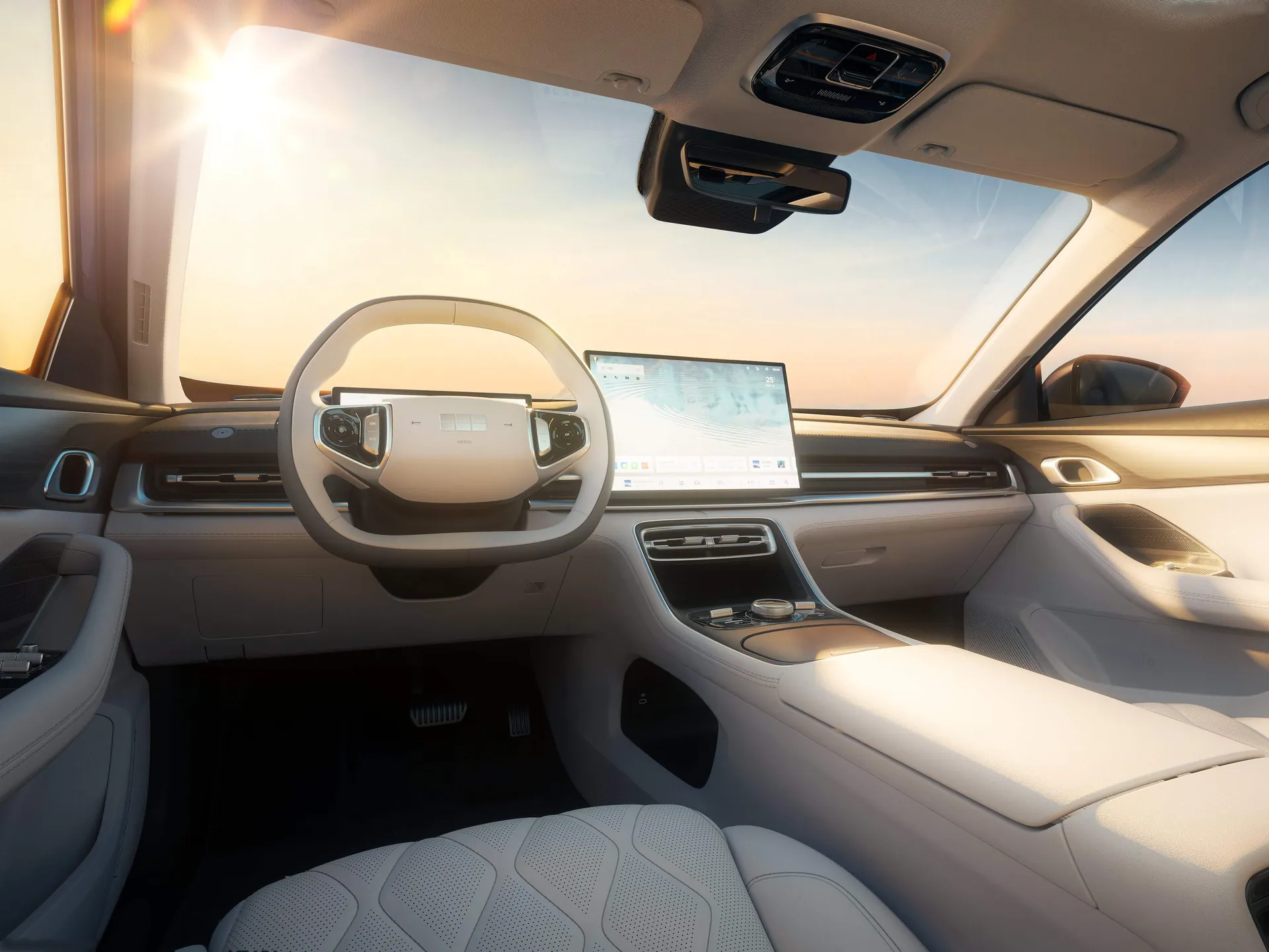 Geely Galaxy A7 EV (2027) – interiér