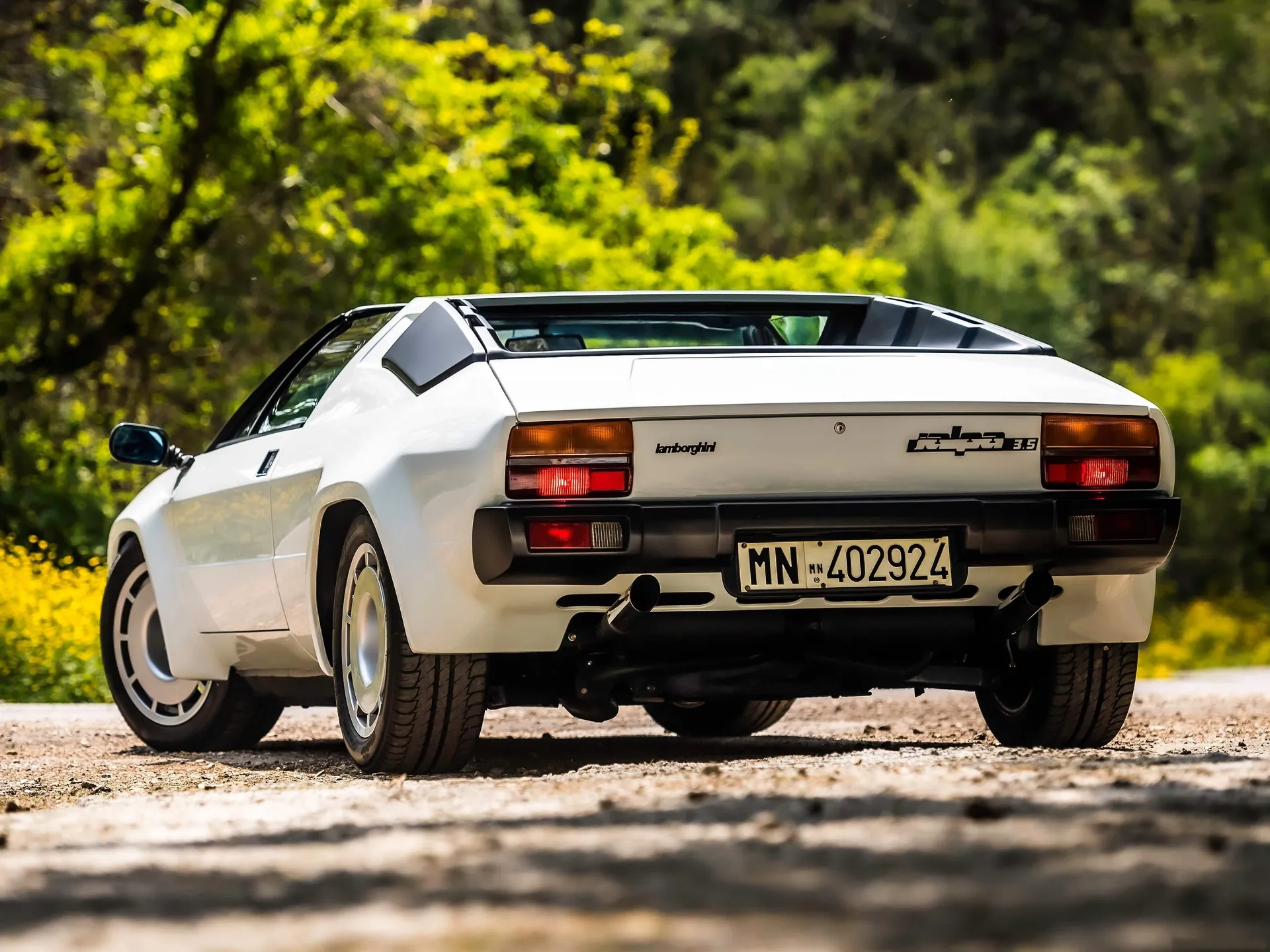 Lamborghini Jalpa (1981) – zadní tříčtvrteční pohled