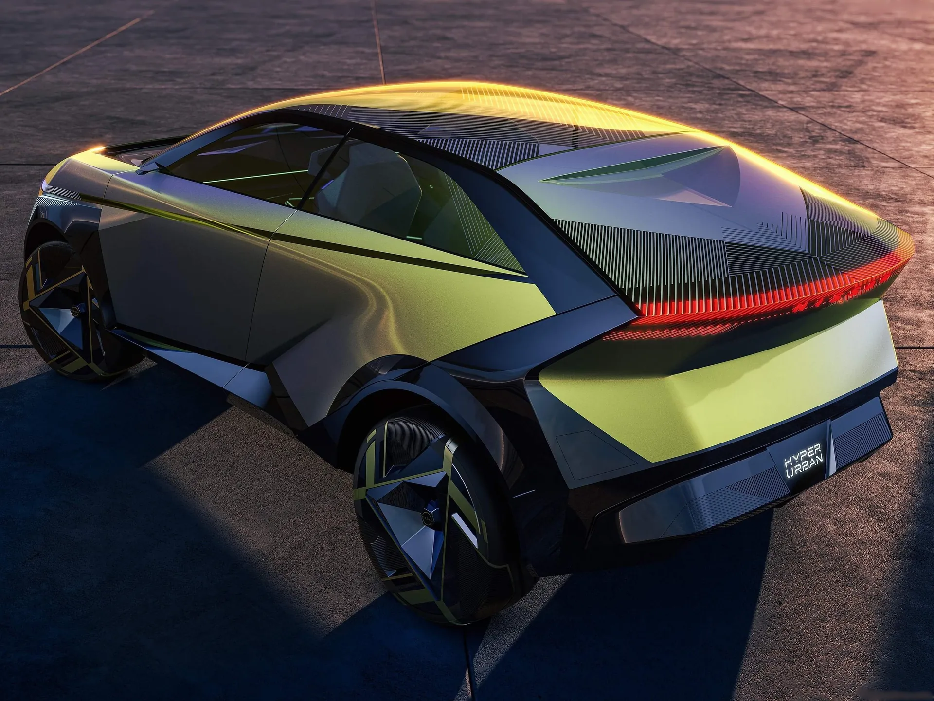 Nissan Hyper Urban Concept (2023) – zadní tříčtvrteční pohled