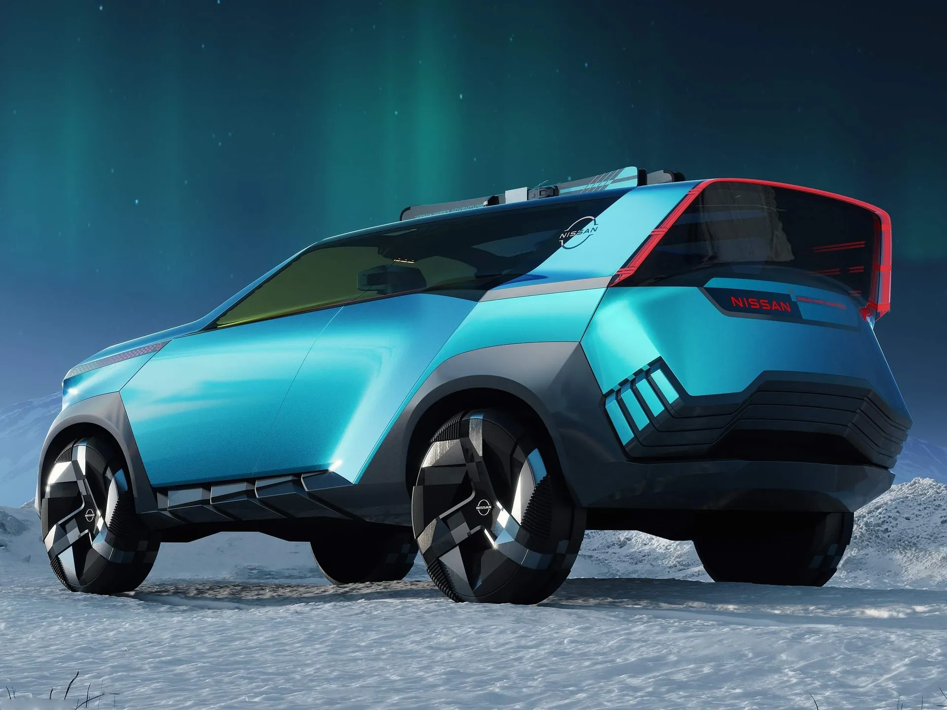 Nissan Hyper Adventure Concept (2023) – zadní tříčtvrteční pohled