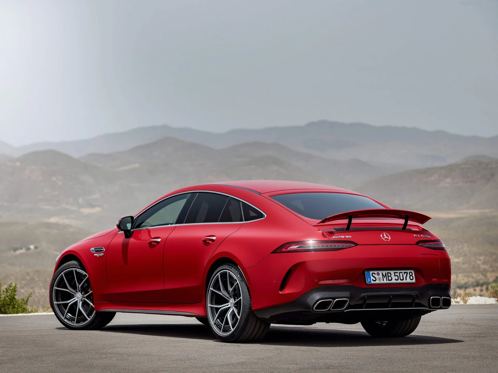 Mercedes-Benz AMG GT63 S E Performance 4-Door (2023) - Rear Three-Quarter