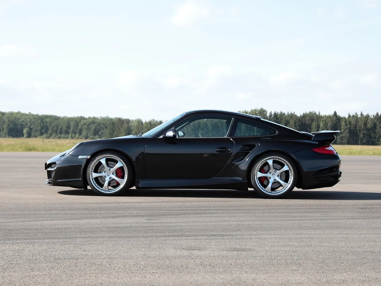 TechArt Porsche 911 Turbo Aerokit II (2010) – boční profil
