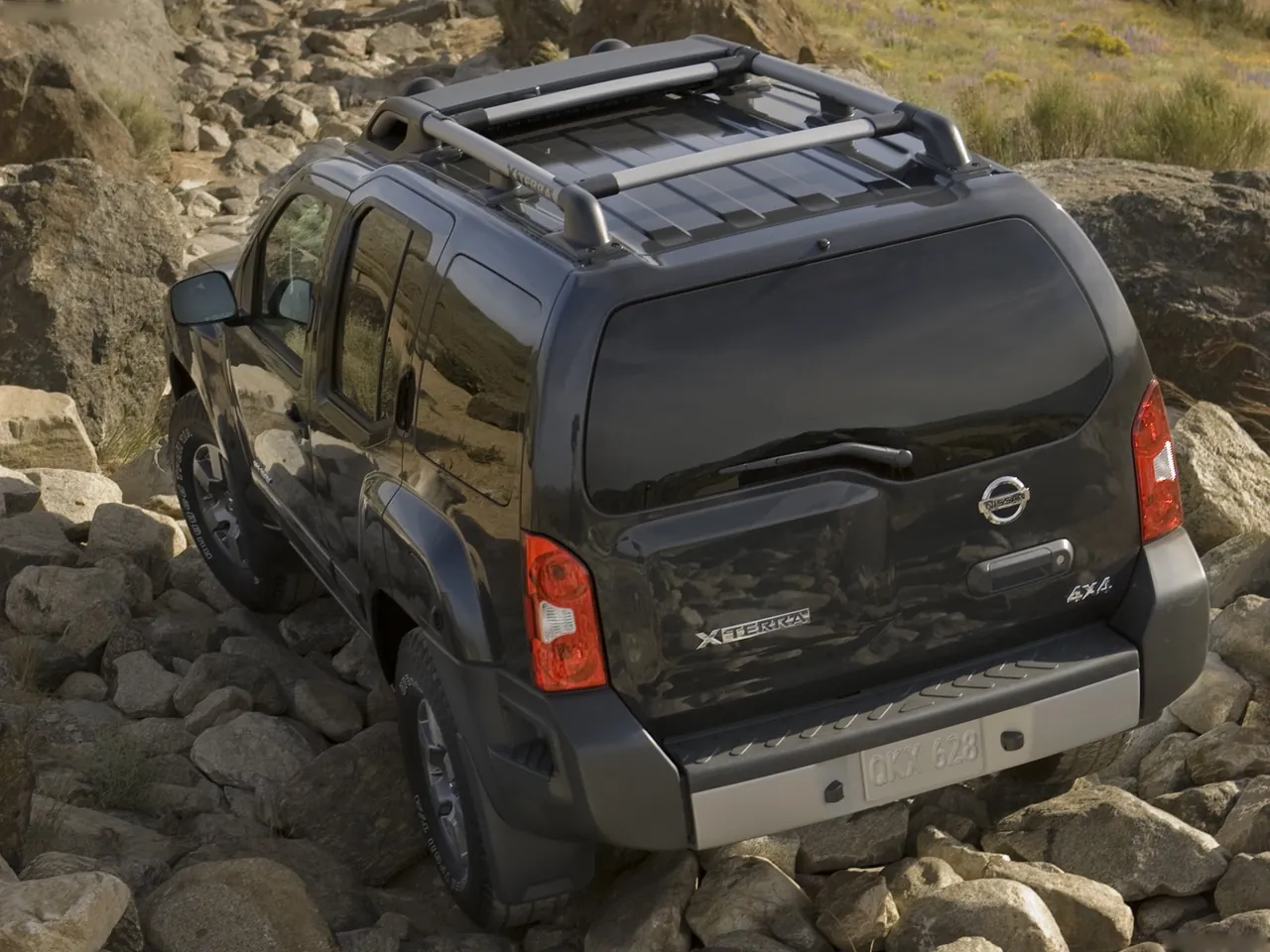 Nissan Xterra (2009) – zadní tříčtvrteční pohled