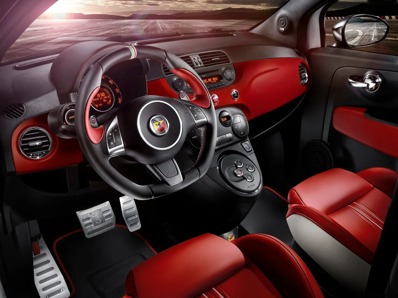 Fiat 595 Abarth 50th Anniversary (2014) – interiér