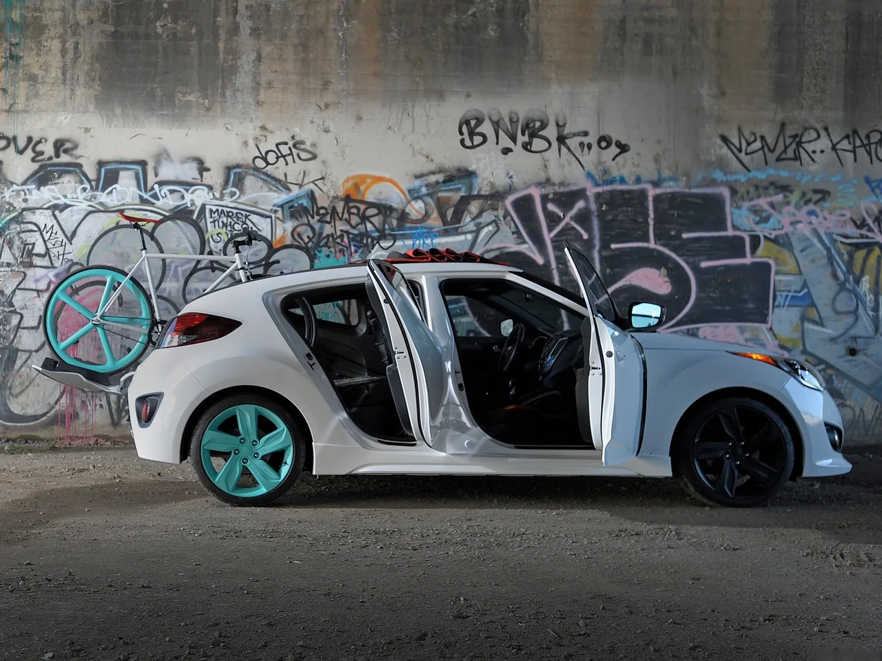 Hyundai Veloster C3 Concept (2012) – boční profil