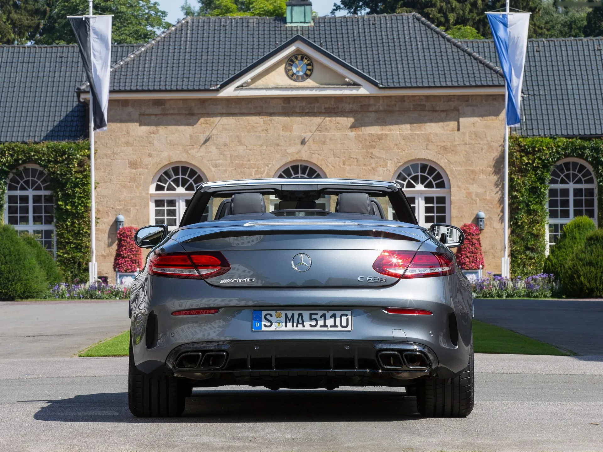 Mercedes-Benz C63 S AMG Cabriolet (2019) - Rear