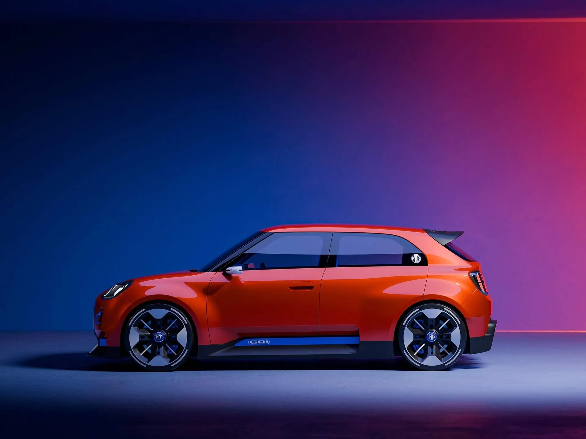 MG GO Concept (2026) – boční profil