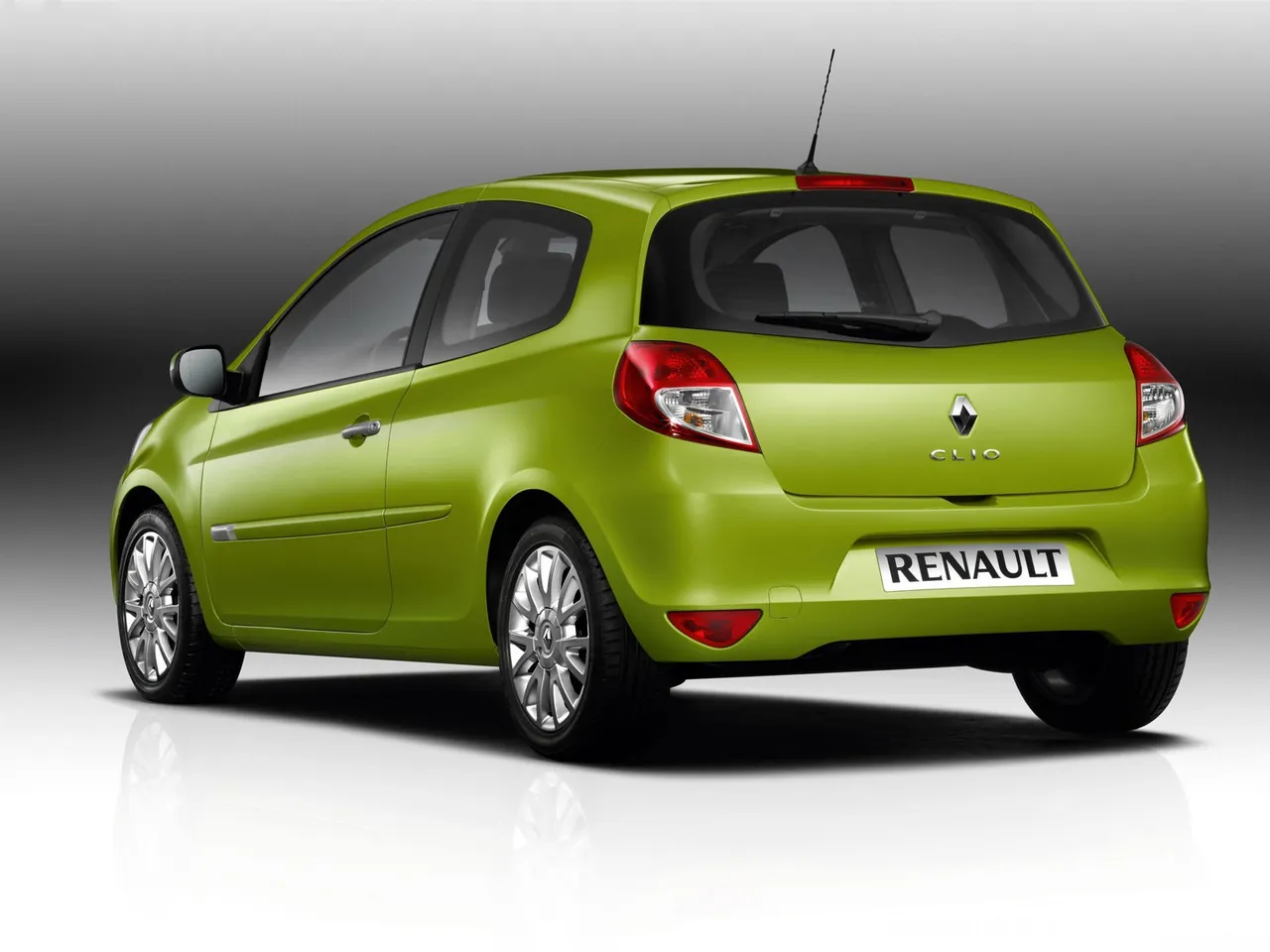 Renault Clio (2009) – zadní tříčtvrteční pohled