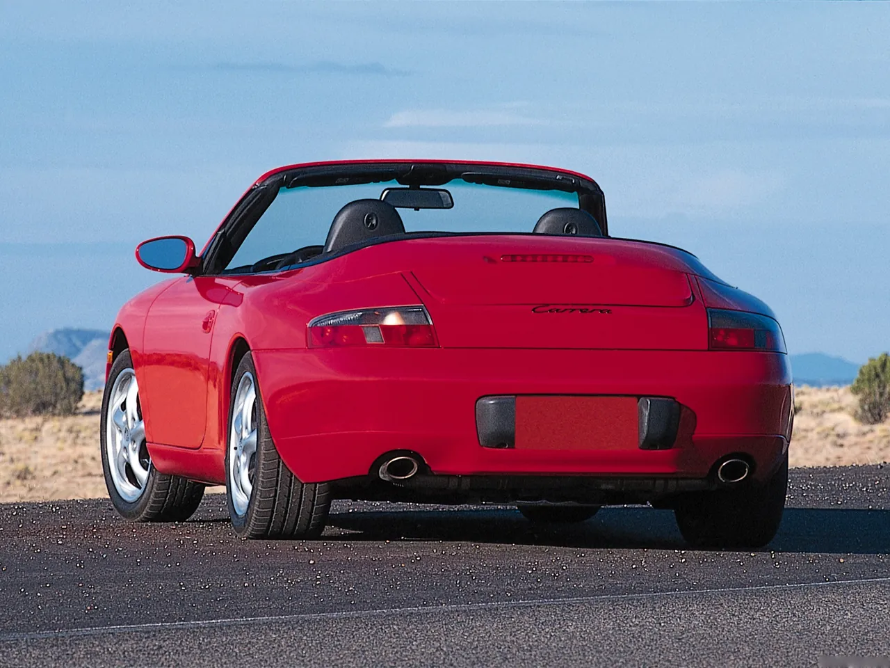 Porsche 911 Carrera Cabriolet (2001) - Rear Three-Quarter