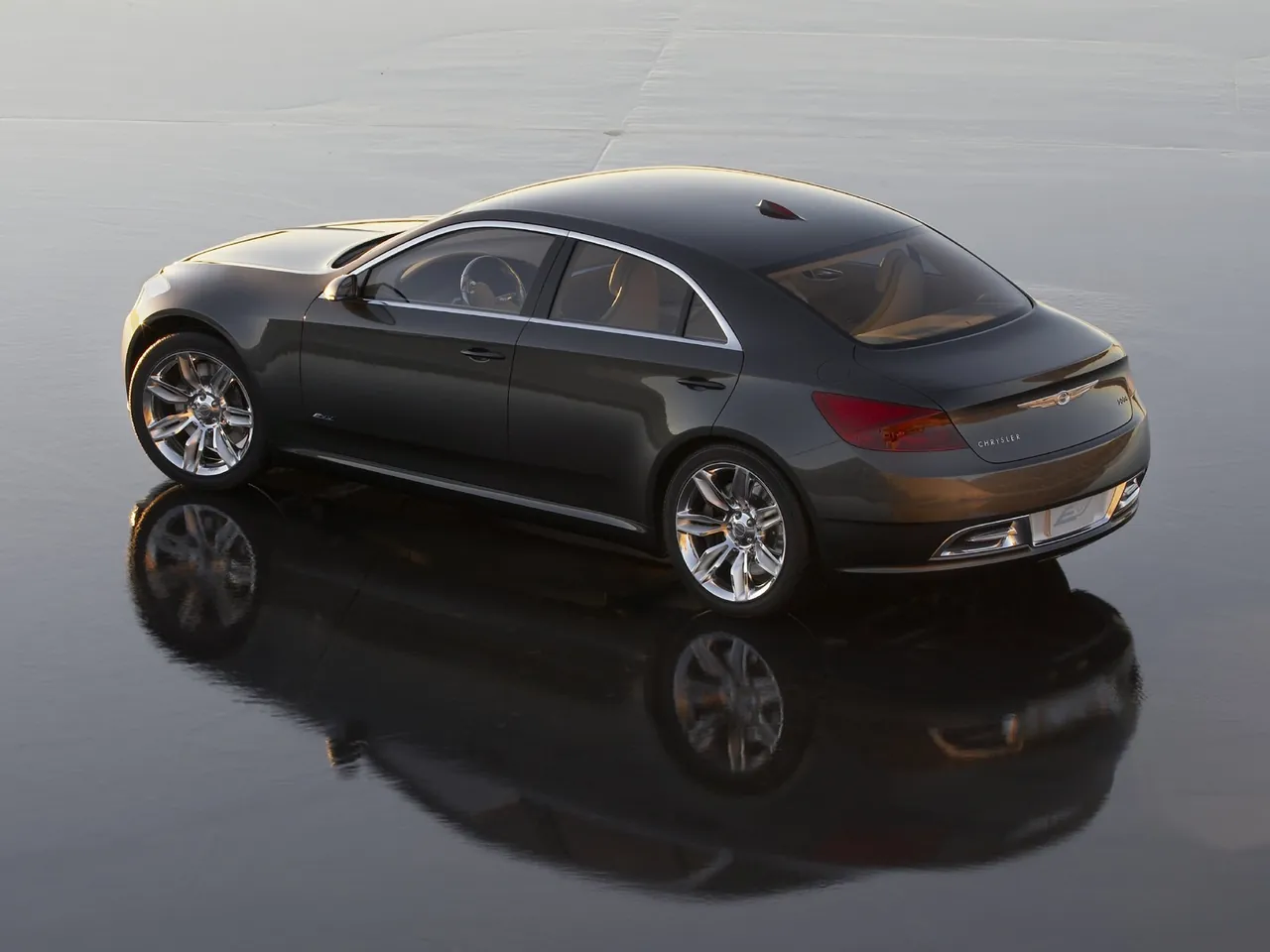 Chrysler 200C EV Concept (2009) – zadní tříčtvrteční pohled