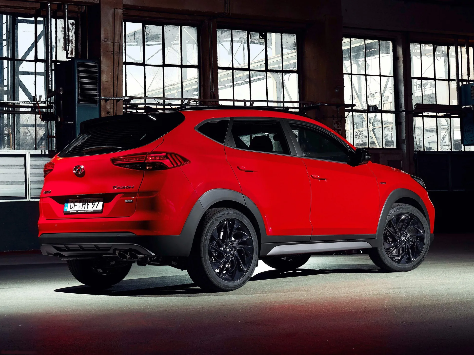 Hyundai Tucson N Line (2019) – zadní tříčtvrteční pohled