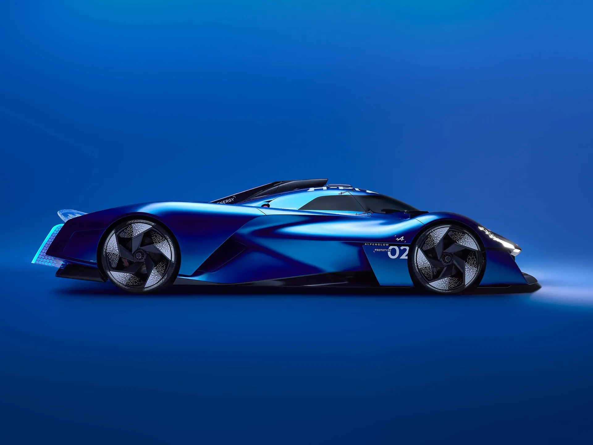 Alpine Alpenglow Hy4 Concept (2024) – boční profil