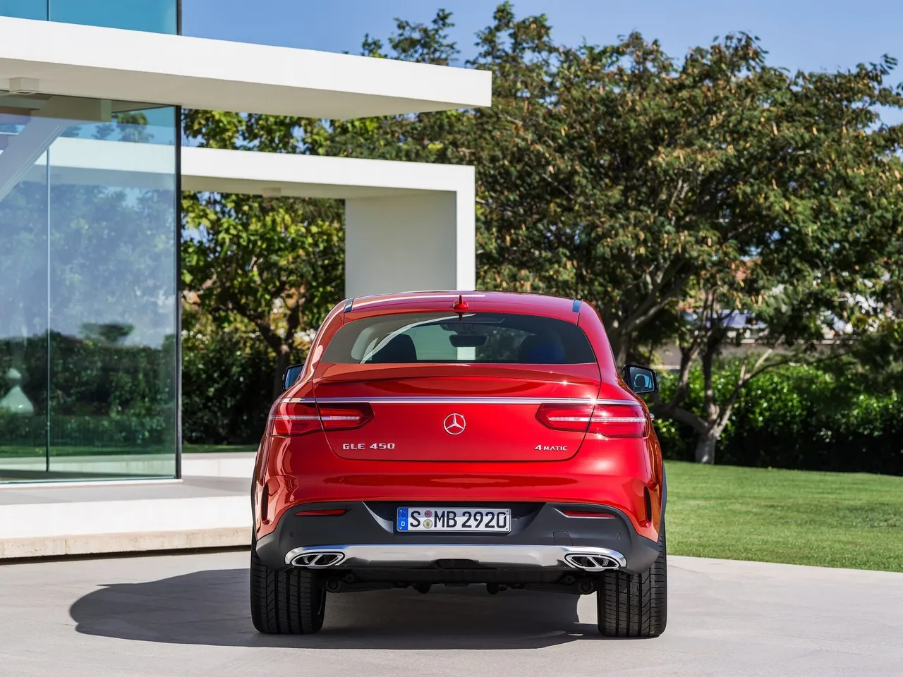 Mercedes-Benz GLE450 AMG Coupe (2016) – zezadu