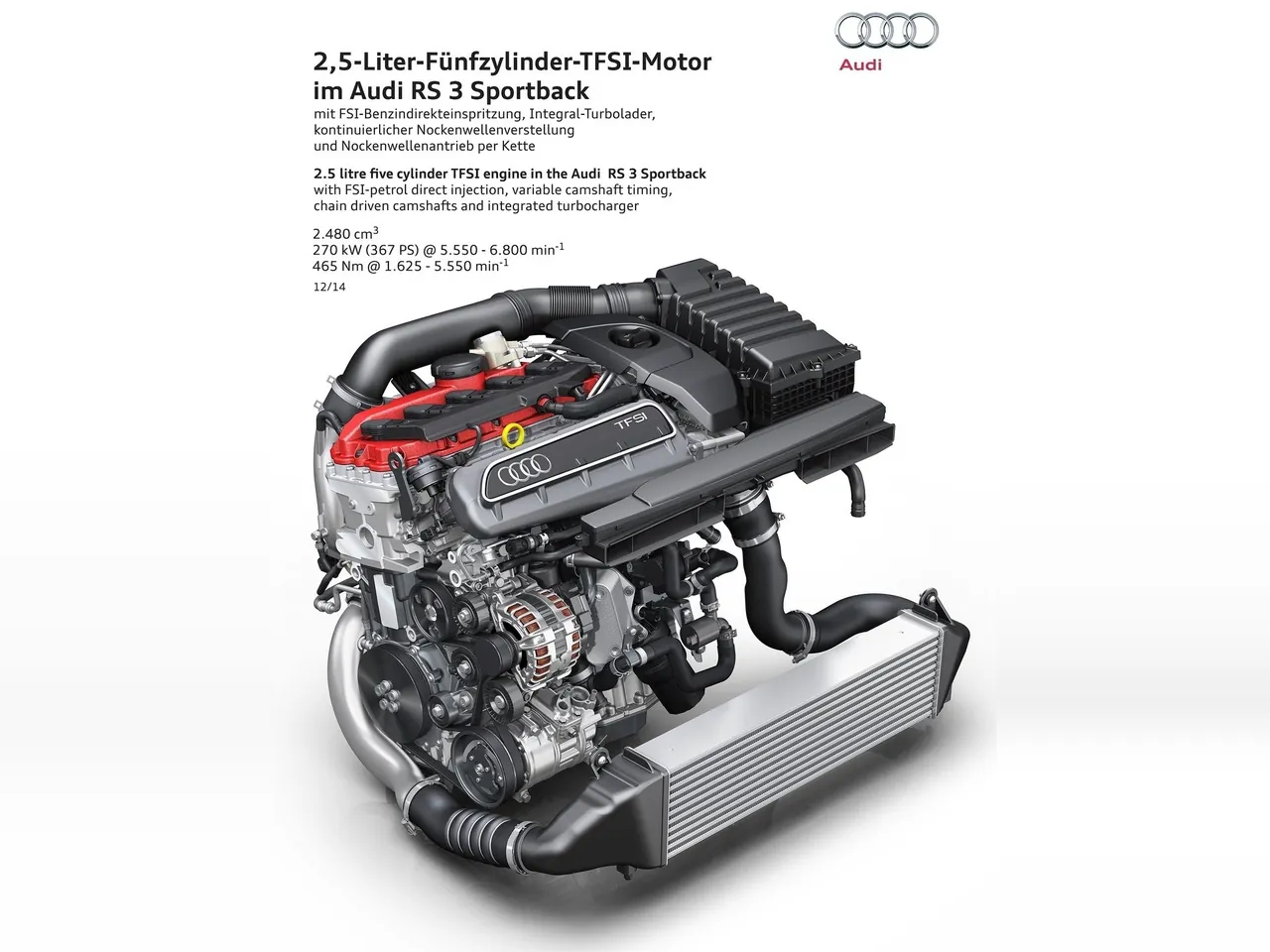 Audi RS3 Sportback (2016) – motor