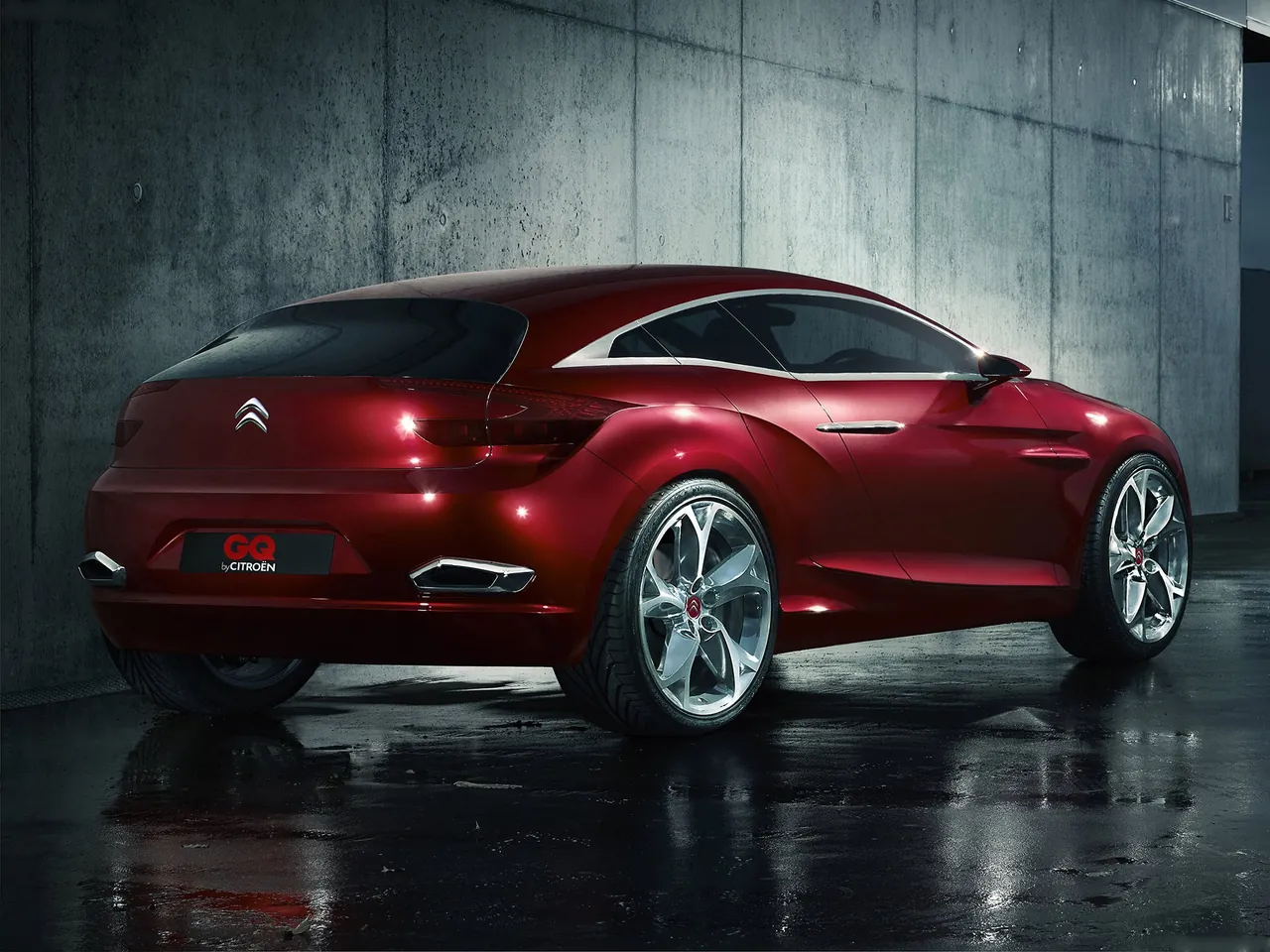 Citroen GQ Concept (2010) – zadní tříčtvrteční pohled