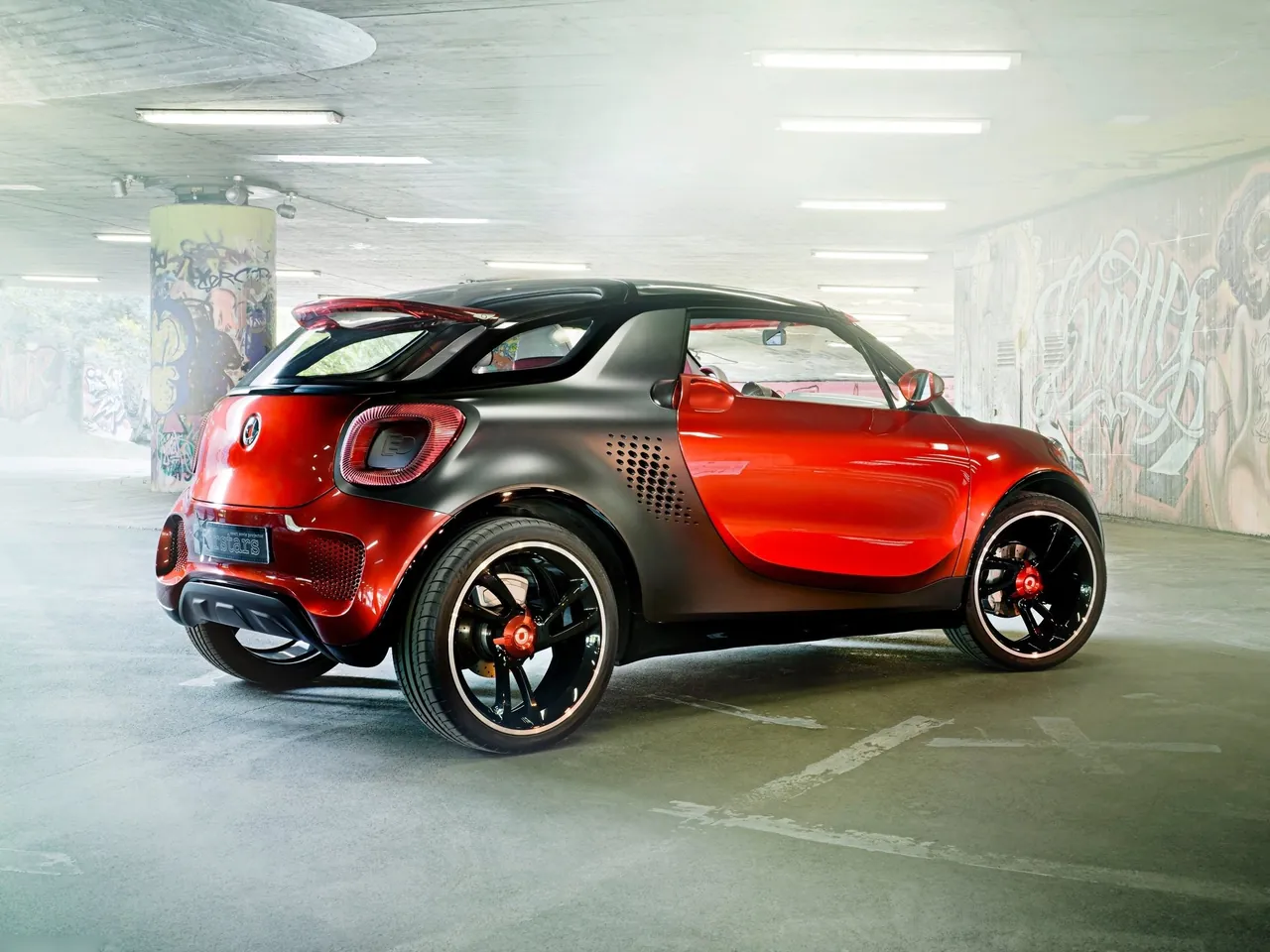 Smart forstars Concept (2012) – zadní tříčtvrteční pohled