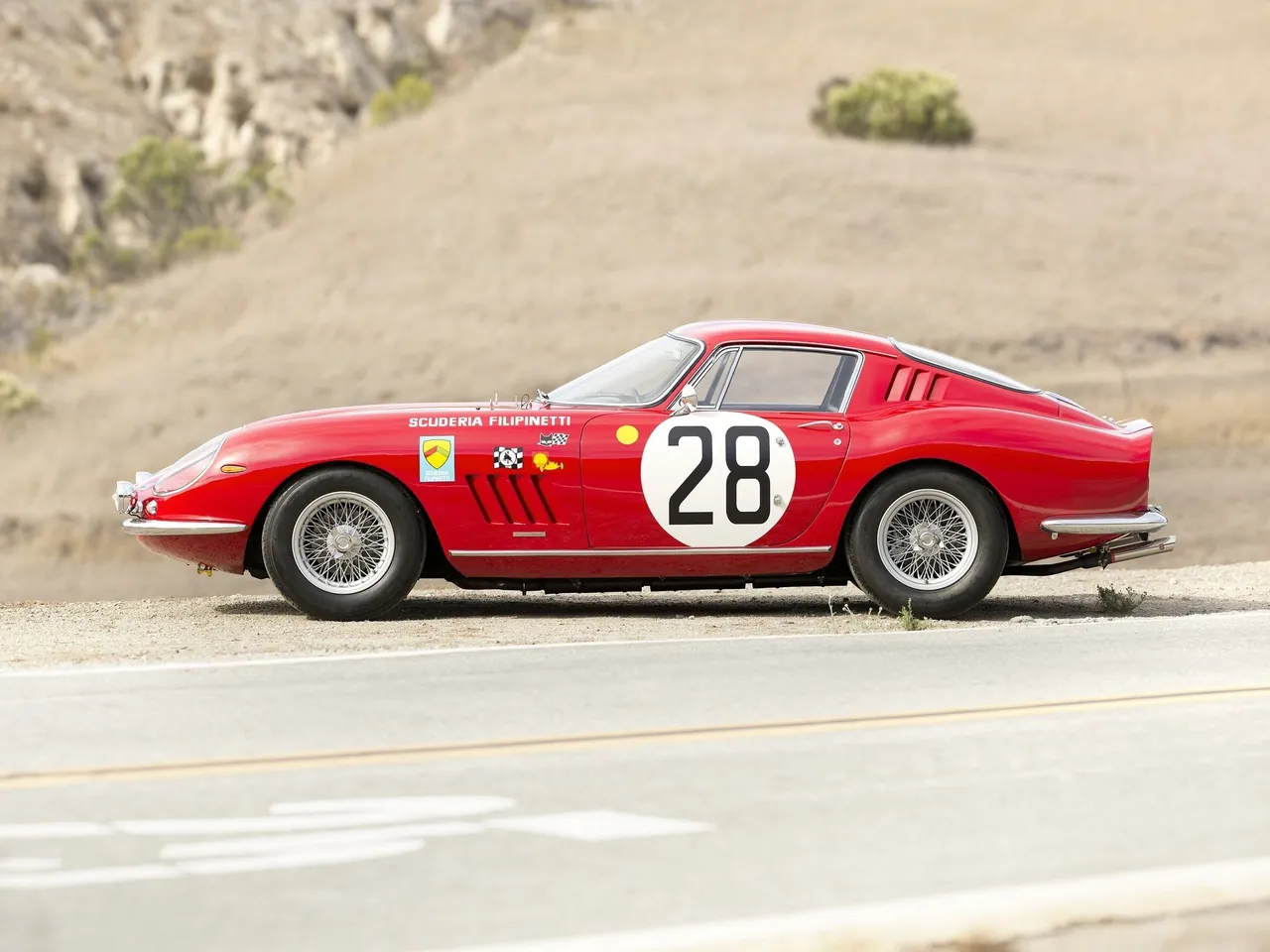 Ferrari 275 GTB Competizione (1966) – boční profil