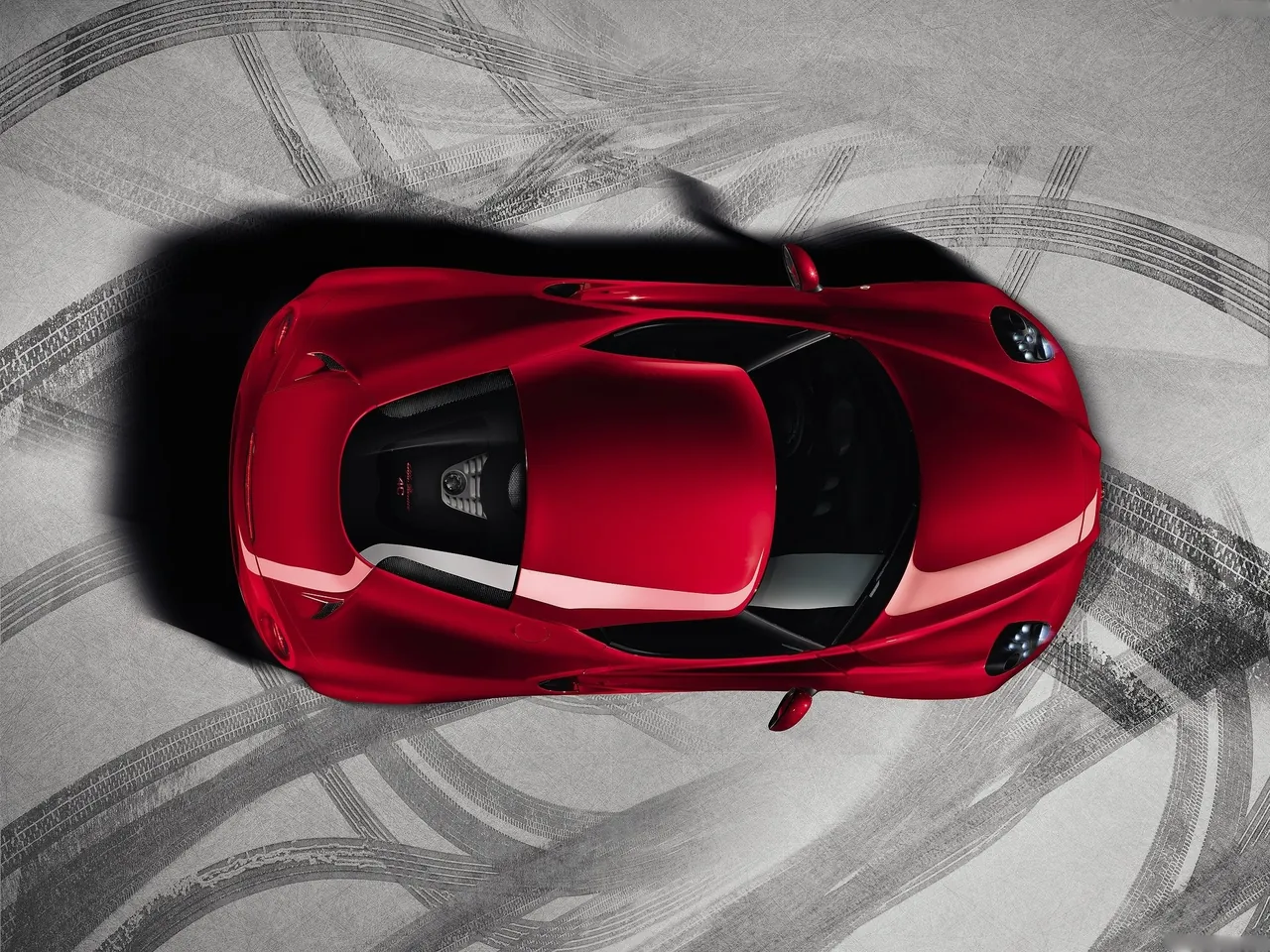 Alfa Romeo 4C (2014) - Top view