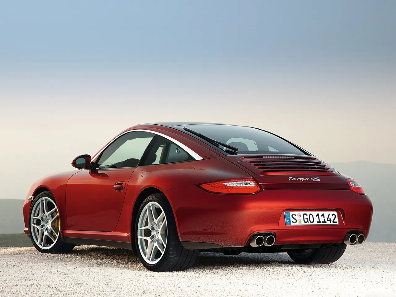 Porsche 911 Targa 4S (2009) - Rear Three-Quarter