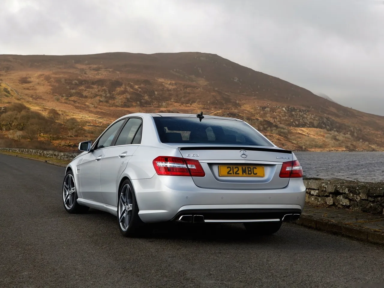 Mercedes-Benz E63 AMG (2012) - Rear Three-Quarter