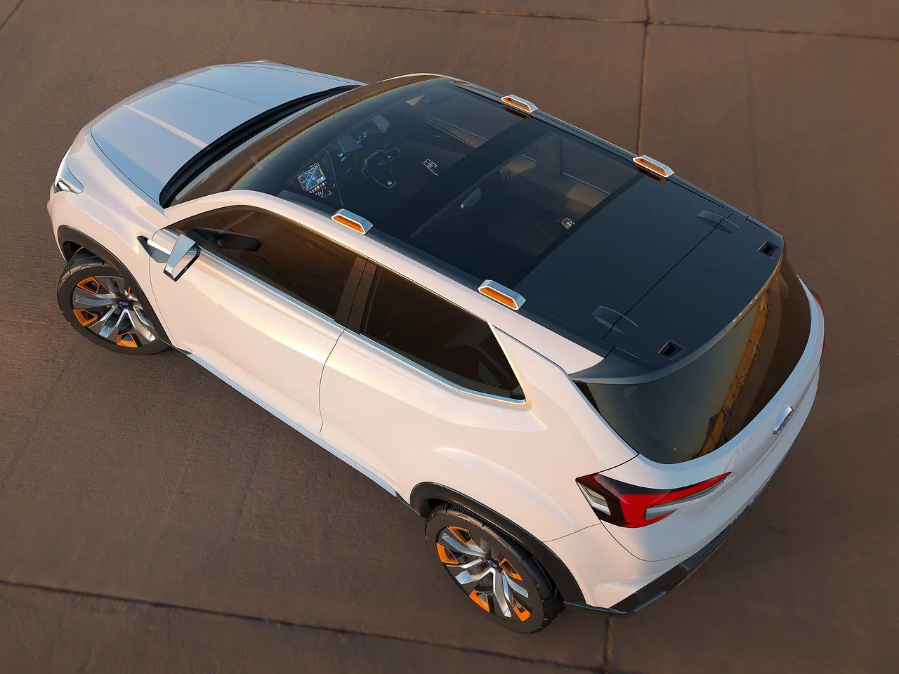 Subaru VIZIV Future Concept (2015) – zadní tříčtvrteční pohled