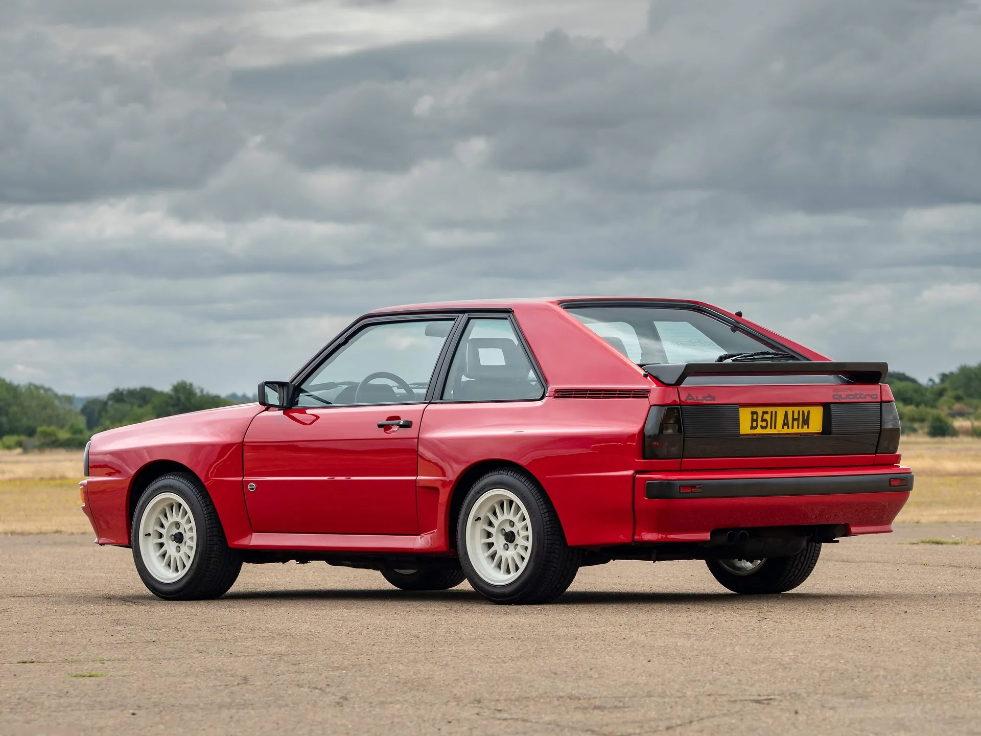 Audi Sport quattro (1984) – zadní tříčtvrteční pohled