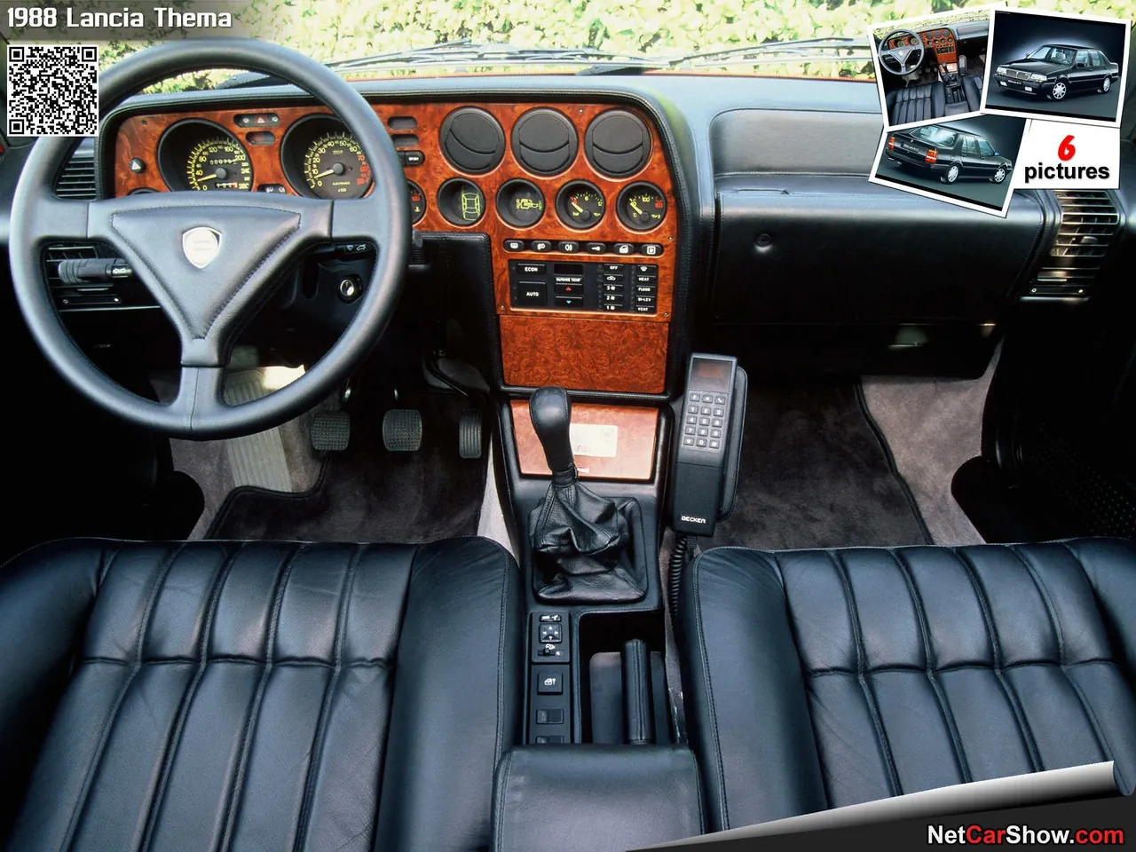 Lancia Thema (1988) – interiér